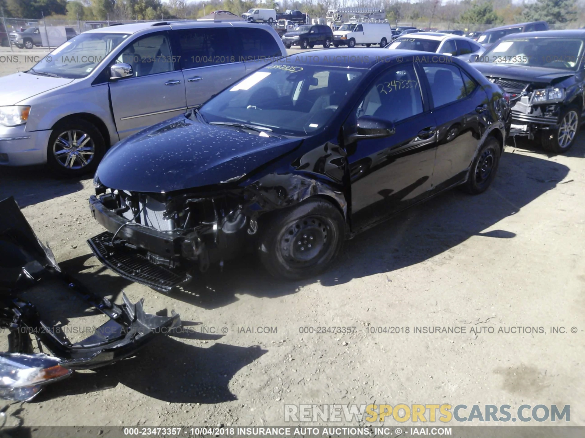 10 Photograph of a damaged car 2T1BURHE7KC150567 Toyota Corolla 2019