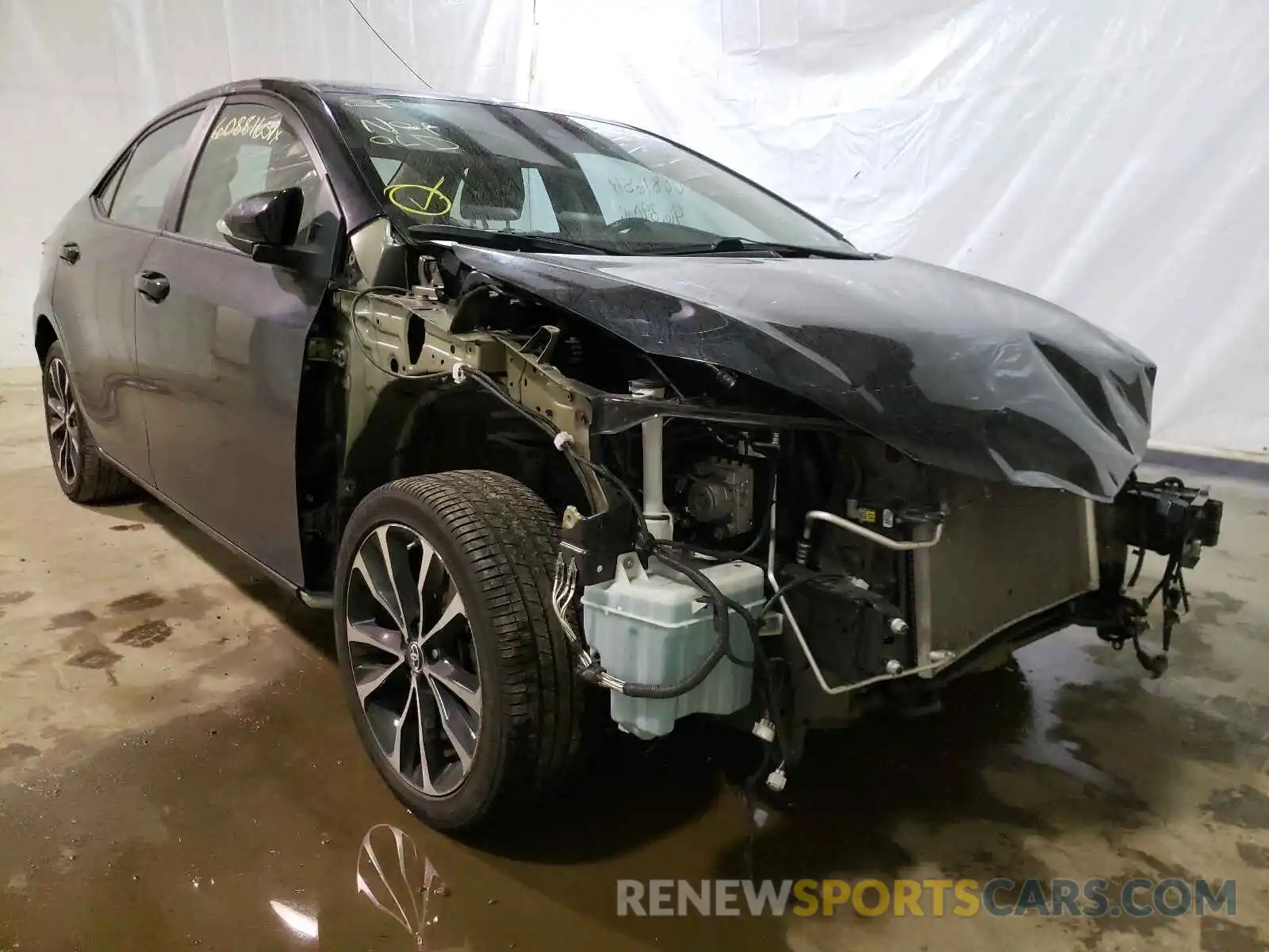 1 Photograph of a damaged car 2T1BURHE7KC151007 TOYOTA COROLLA 2019