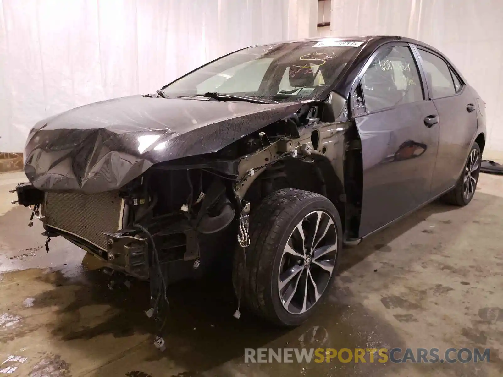 2 Photograph of a damaged car 2T1BURHE7KC151007 TOYOTA COROLLA 2019