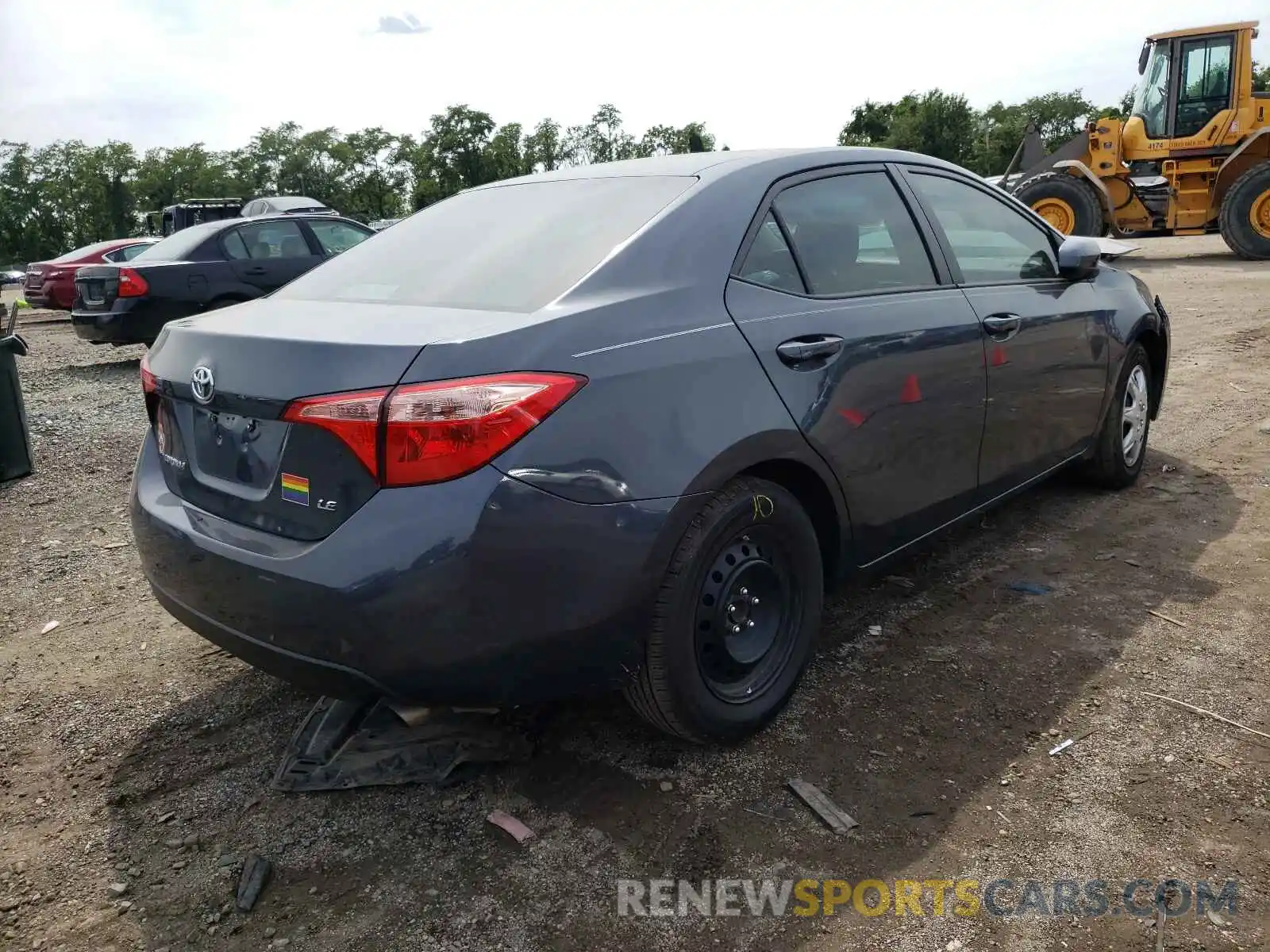 4 Photograph of a damaged car 2T1BURHE7KC151072 TOYOTA COROLLA 2019