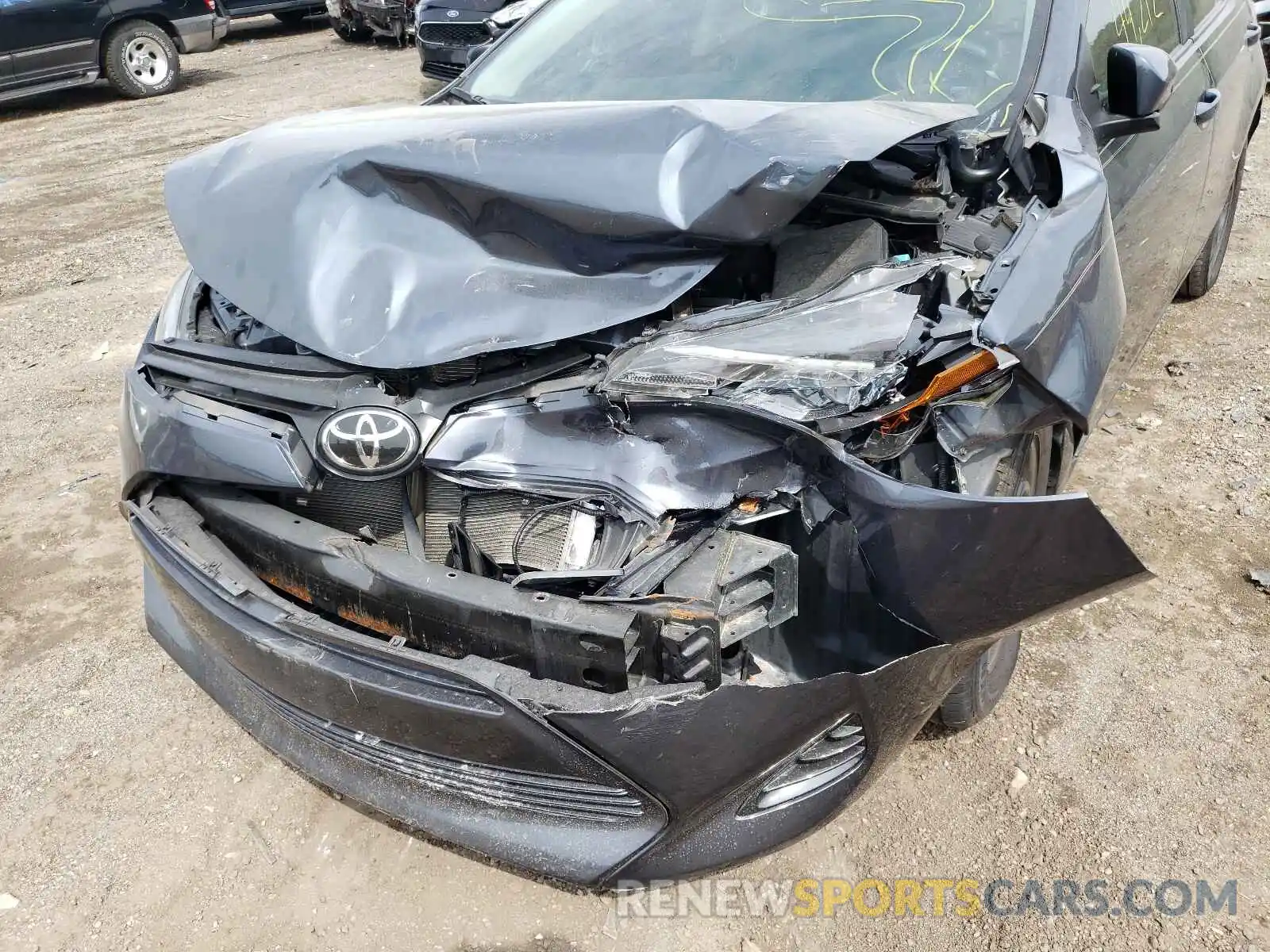 9 Photograph of a damaged car 2T1BURHE7KC151072 TOYOTA COROLLA 2019