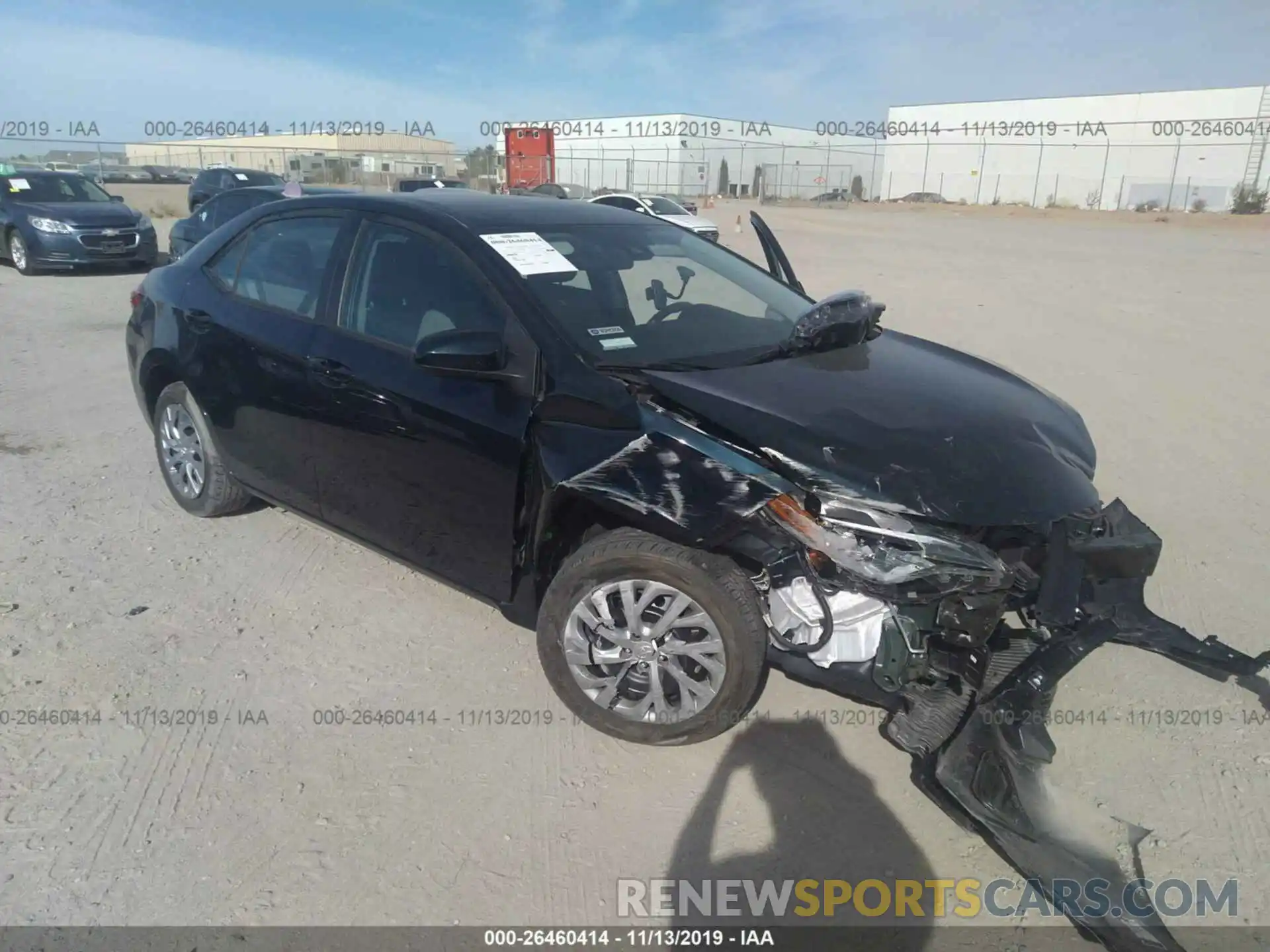 1 Photograph of a damaged car 2T1BURHE7KC151170 TOYOTA COROLLA 2019