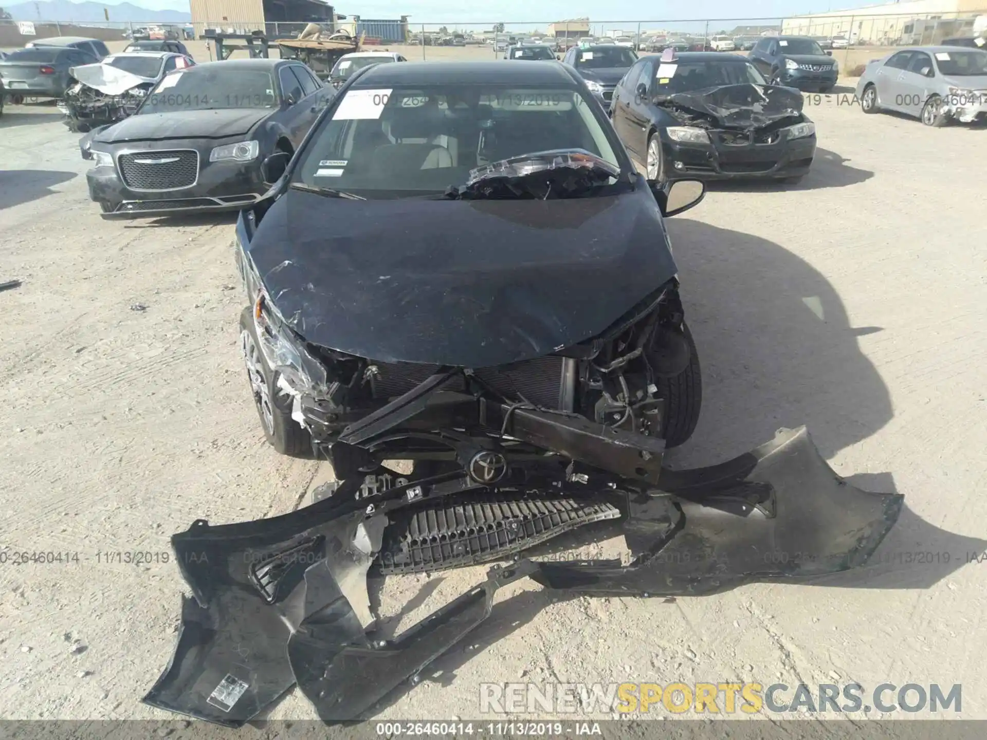 6 Photograph of a damaged car 2T1BURHE7KC151170 TOYOTA COROLLA 2019