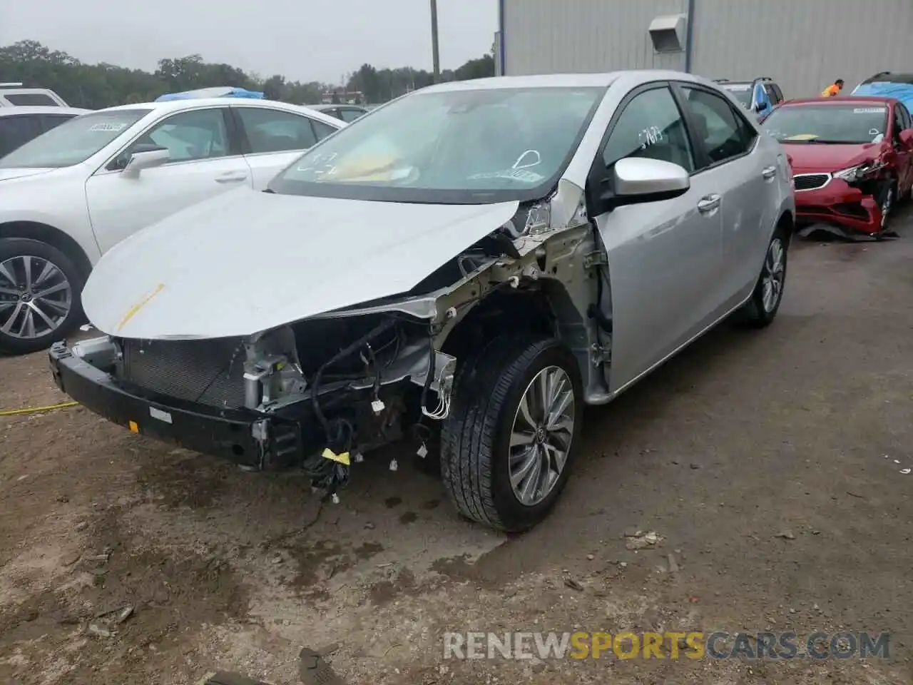 2 Photograph of a damaged car 2T1BURHE7KC151850 TOYOTA COROLLA 2019