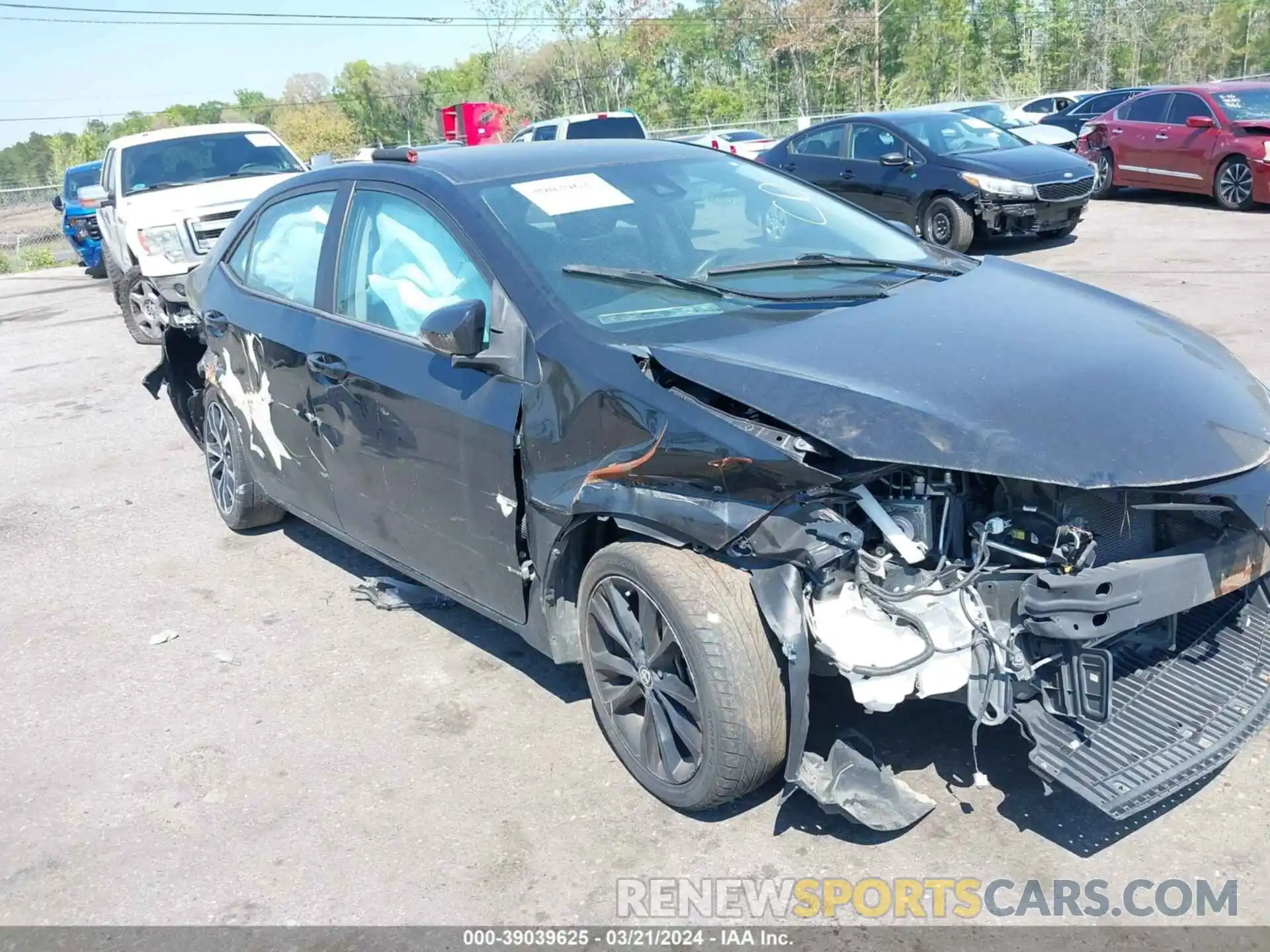 6 Photograph of a damaged car 2T1BURHE7KC151881 TOYOTA COROLLA 2019