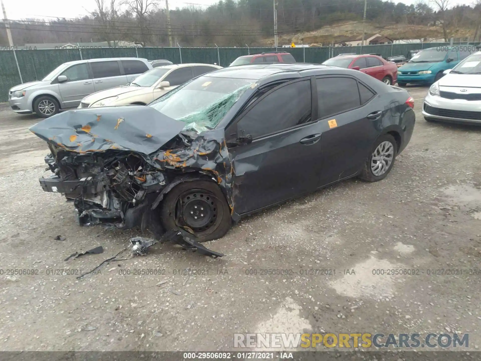 2 Photograph of a damaged car 2T1BURHE7KC152027 TOYOTA COROLLA 2019