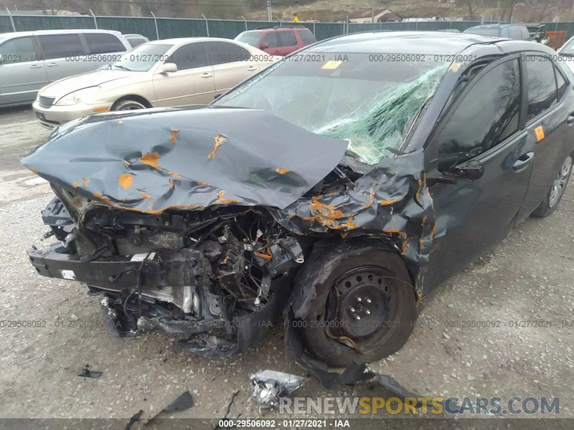 6 Photograph of a damaged car 2T1BURHE7KC152027 TOYOTA COROLLA 2019