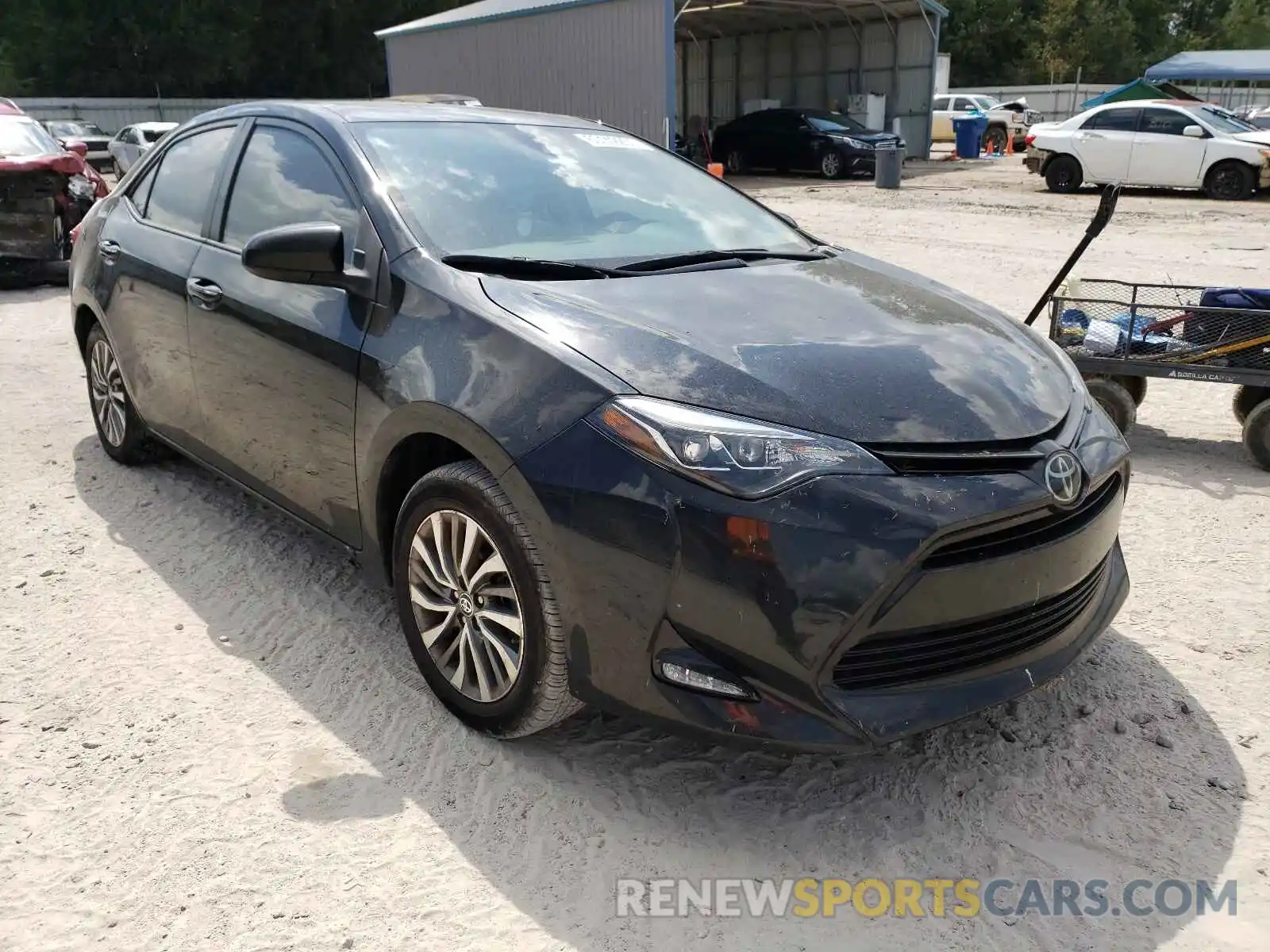 1 Photograph of a damaged car 2T1BURHE7KC152481 TOYOTA COROLLA 2019