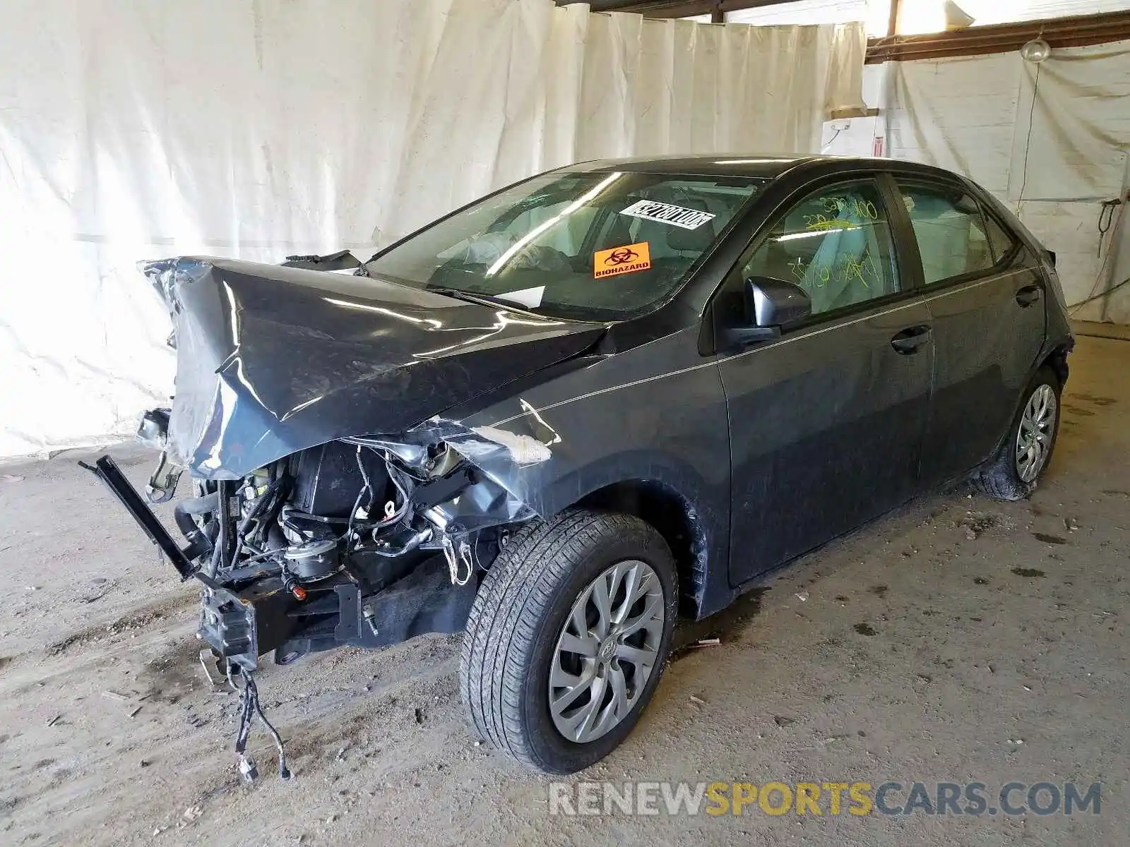 2 Photograph of a damaged car 2T1BURHE7KC152545 TOYOTA COROLLA 2019