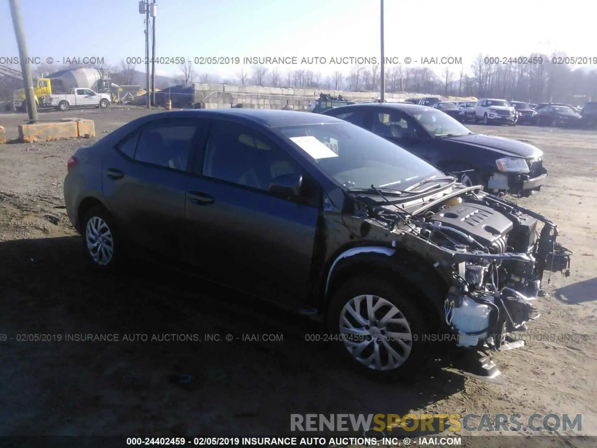 1 Photograph of a damaged car 2T1BURHE7KC152884 TOYOTA COROLLA 2019