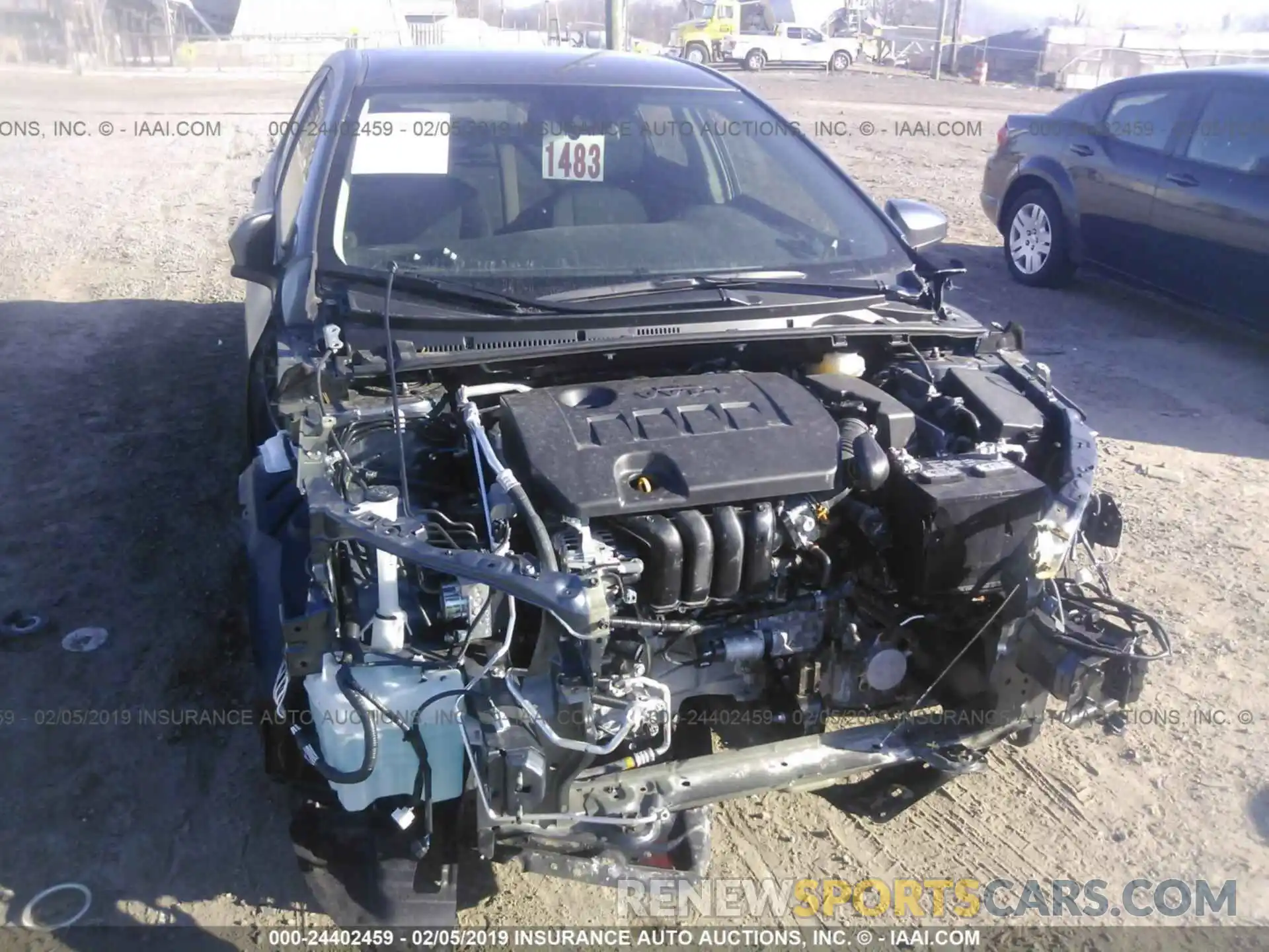 6 Photograph of a damaged car 2T1BURHE7KC152884 TOYOTA COROLLA 2019