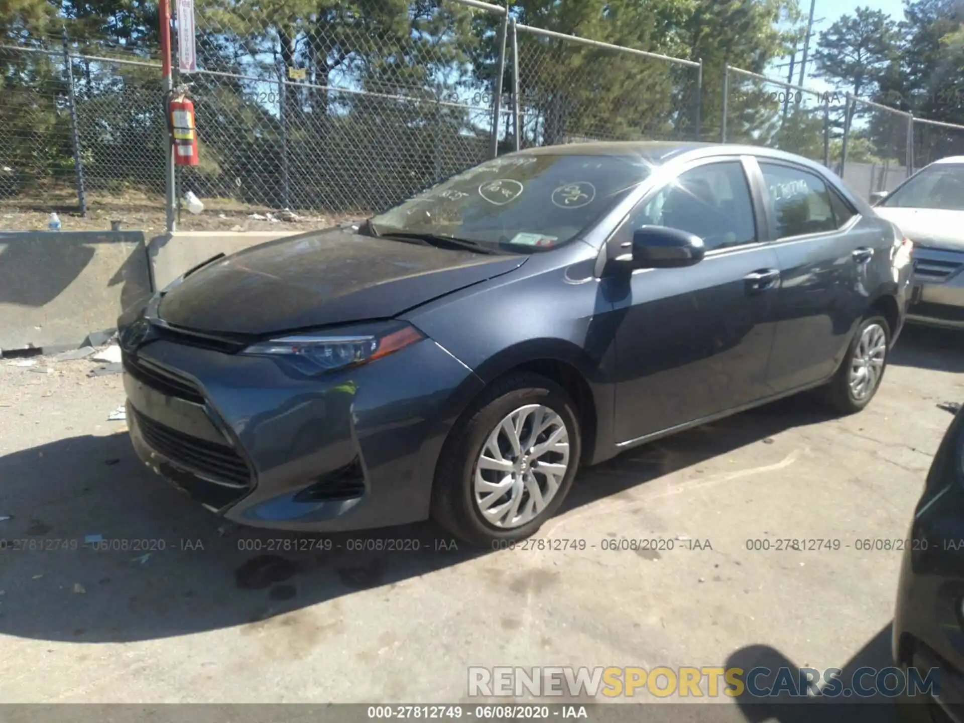 2 Photograph of a damaged car 2T1BURHE7KC154067 TOYOTA COROLLA 2019