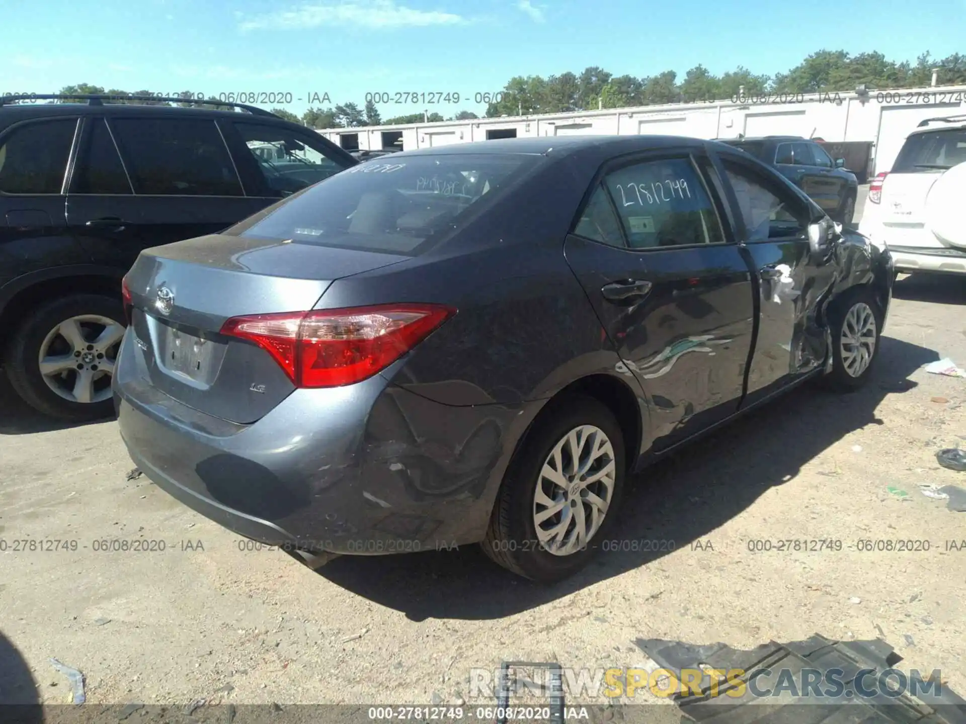 4 Photograph of a damaged car 2T1BURHE7KC154067 TOYOTA COROLLA 2019