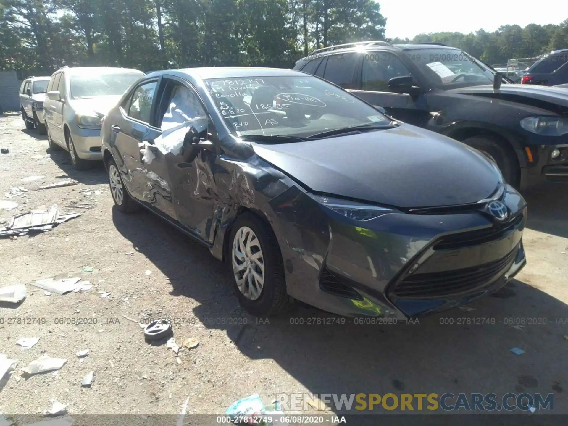 6 Photograph of a damaged car 2T1BURHE7KC154067 TOYOTA COROLLA 2019