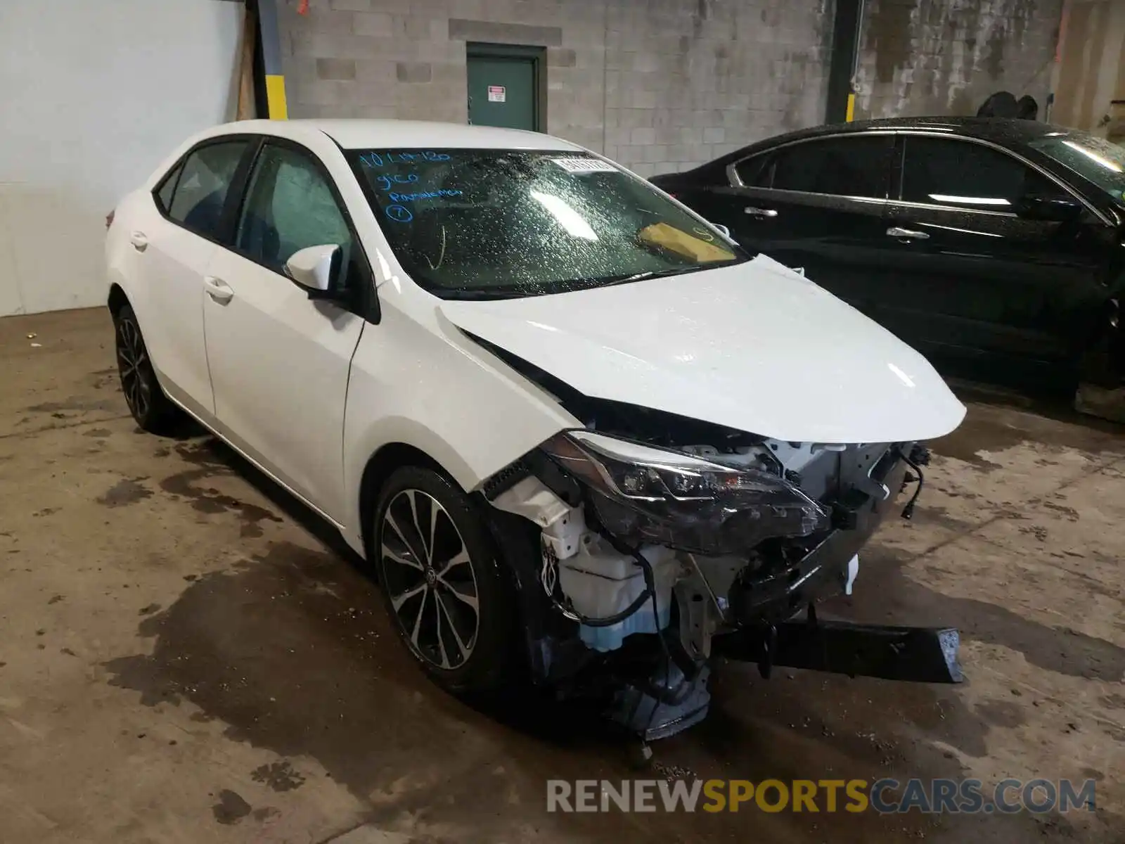 1 Photograph of a damaged car 2T1BURHE7KC154229 TOYOTA COROLLA 2019