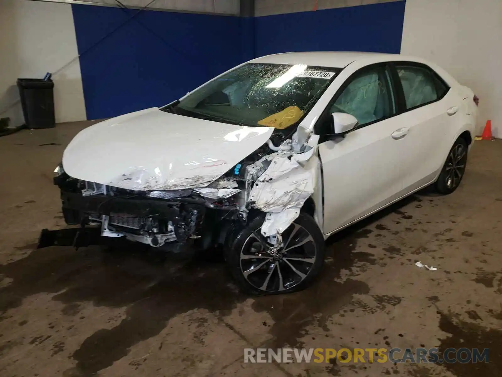 2 Photograph of a damaged car 2T1BURHE7KC154229 TOYOTA COROLLA 2019