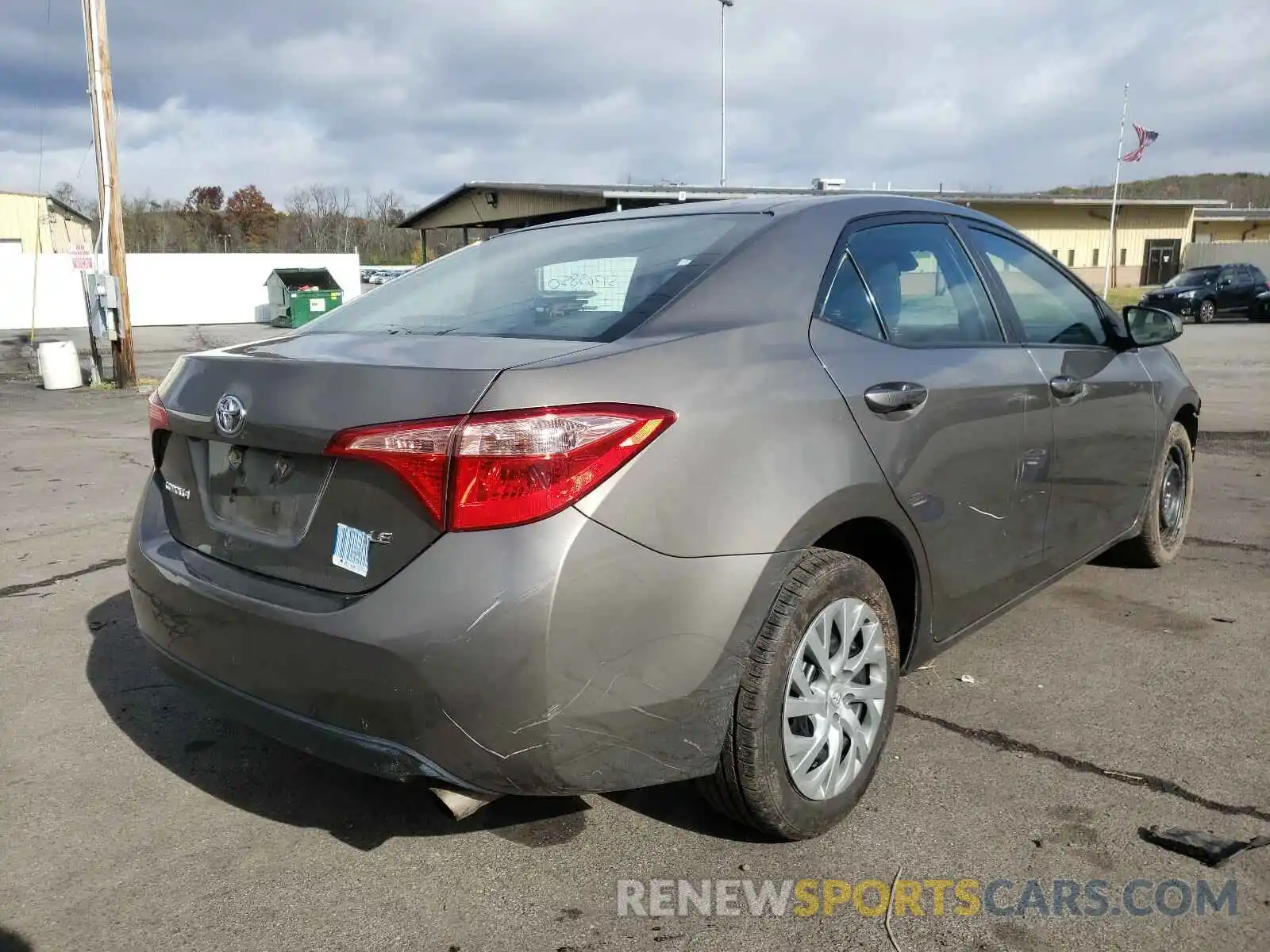 4 Photograph of a damaged car 2T1BURHE7KC154859 TOYOTA COROLLA 2019