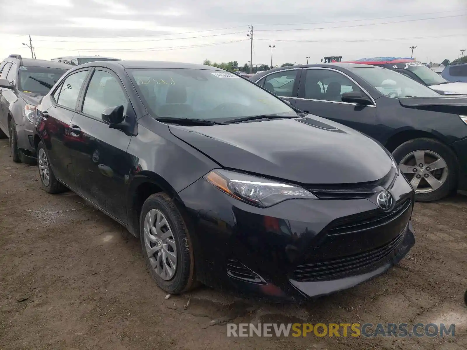 1 Photograph of a damaged car 2T1BURHE7KC154957 TOYOTA COROLLA 2019