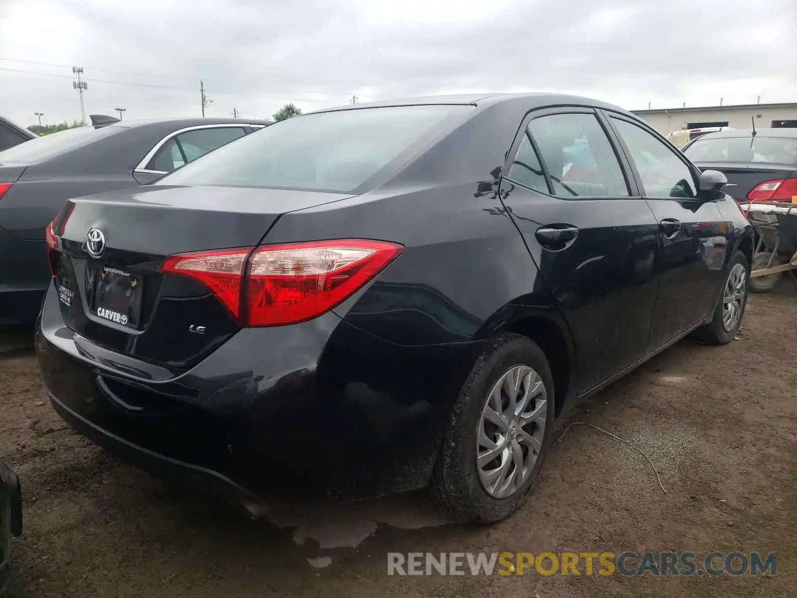 4 Photograph of a damaged car 2T1BURHE7KC154957 TOYOTA COROLLA 2019