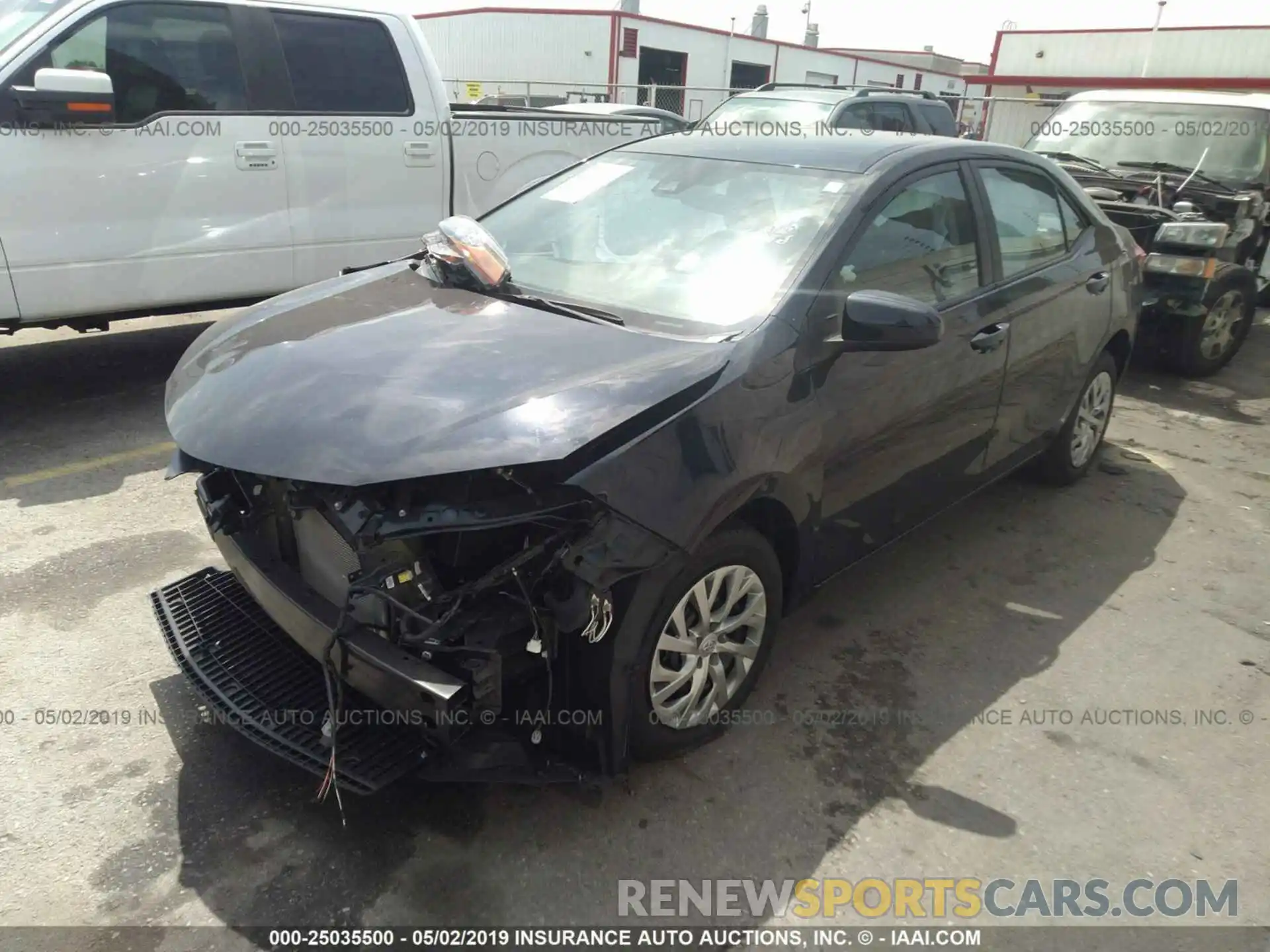 2 Photograph of a damaged car 2T1BURHE7KC155221 TOYOTA COROLLA 2019