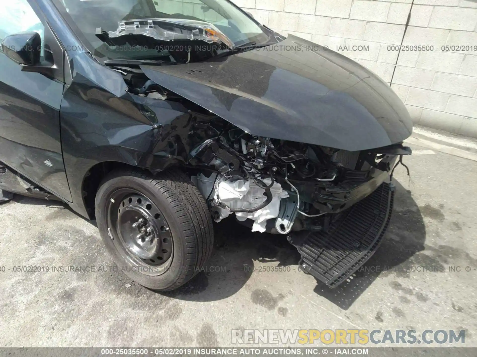 6 Фотография поврежденного автомобиля 2T1BURHE7KC155221 TOYOTA COROLLA 2019