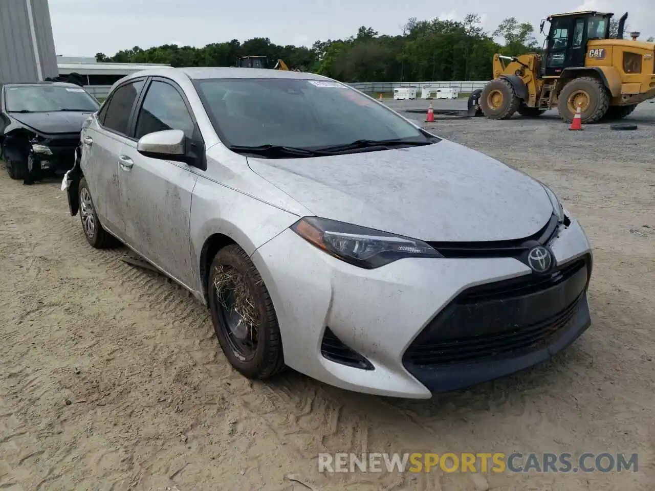 1 Photograph of a damaged car 2T1BURHE7KC156126 TOYOTA COROLLA 2019