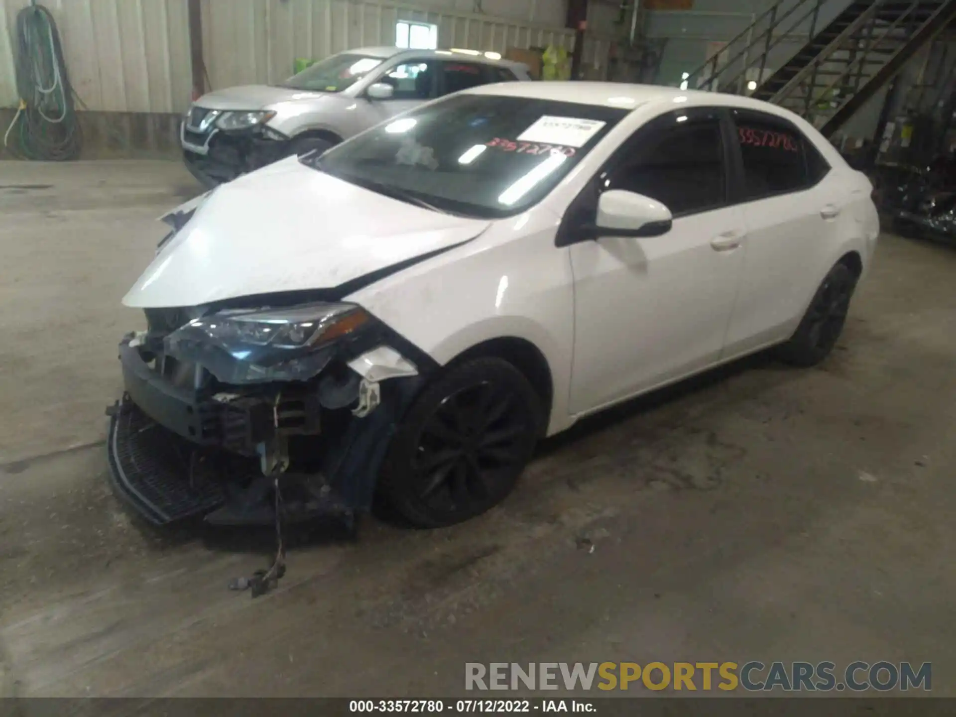 2 Photograph of a damaged car 2T1BURHE7KC156501 TOYOTA COROLLA 2019