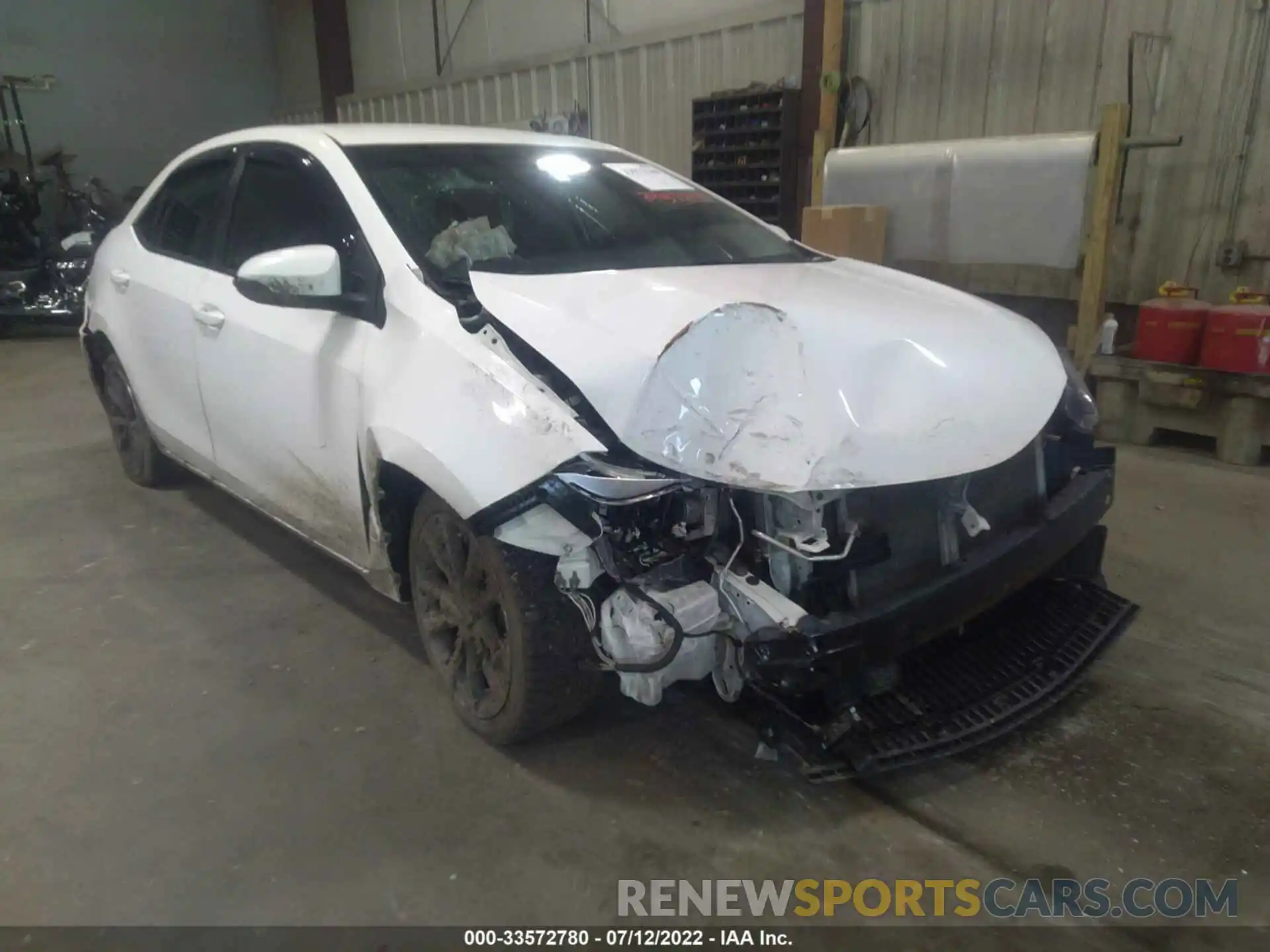 6 Photograph of a damaged car 2T1BURHE7KC156501 TOYOTA COROLLA 2019