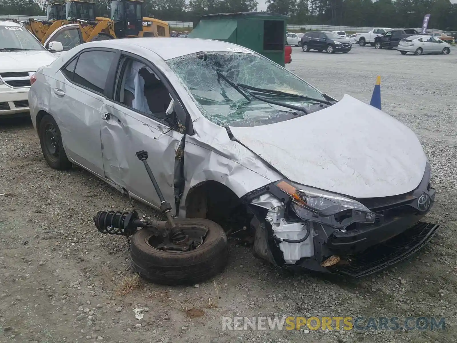 1 Photograph of a damaged car 2T1BURHE7KC156739 TOYOTA COROLLA 2019