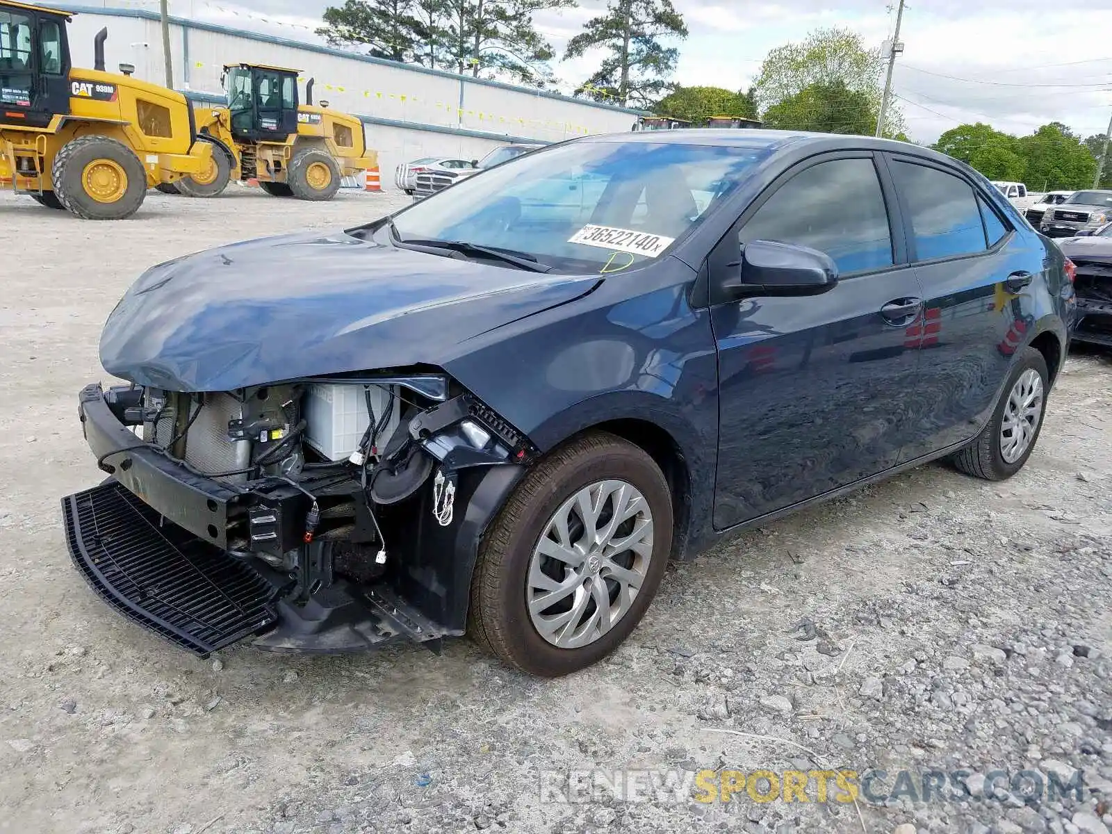 2 Photograph of a damaged car 2T1BURHE7KC156790 TOYOTA COROLLA 2019