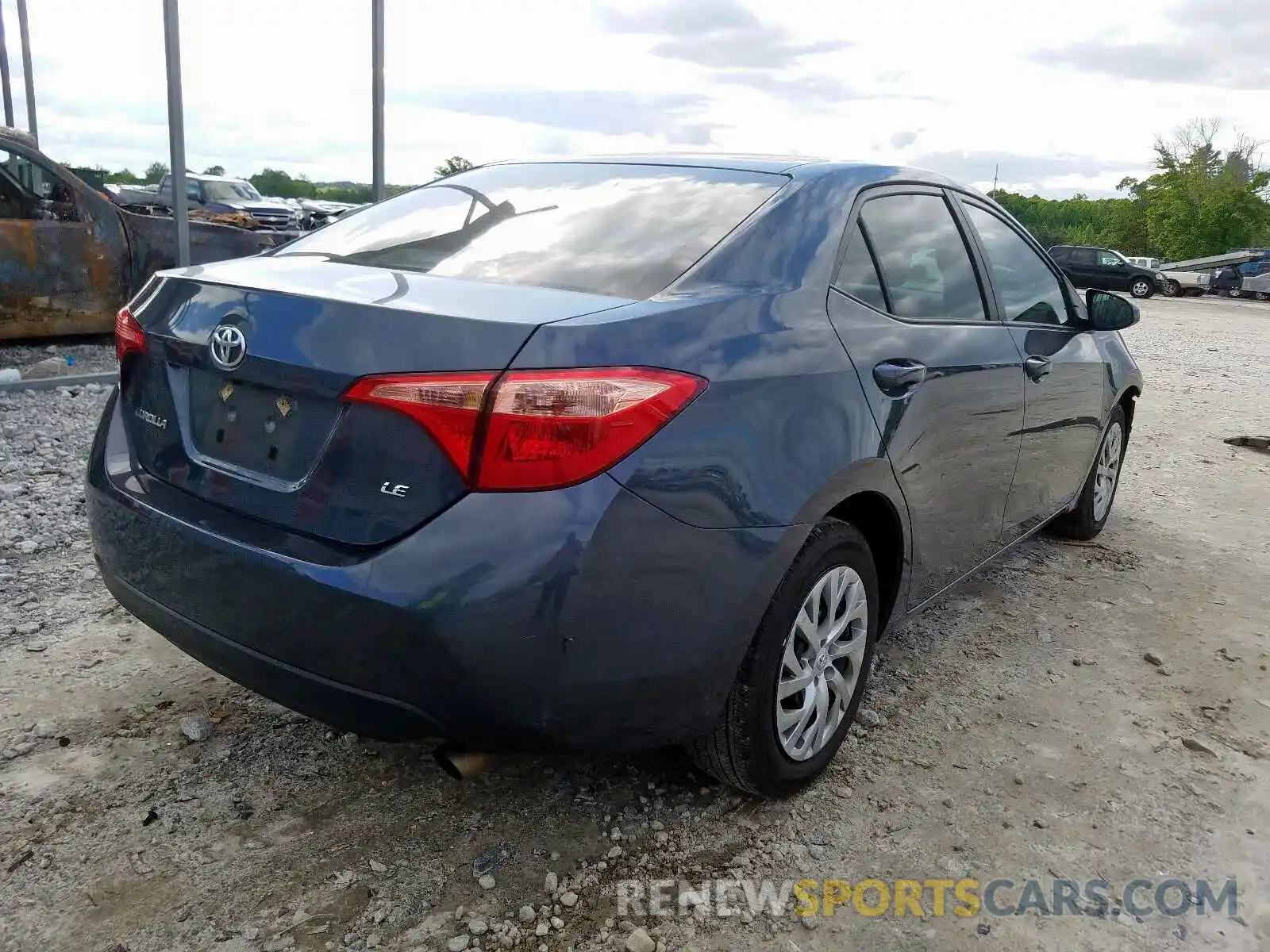 4 Photograph of a damaged car 2T1BURHE7KC156790 TOYOTA COROLLA 2019