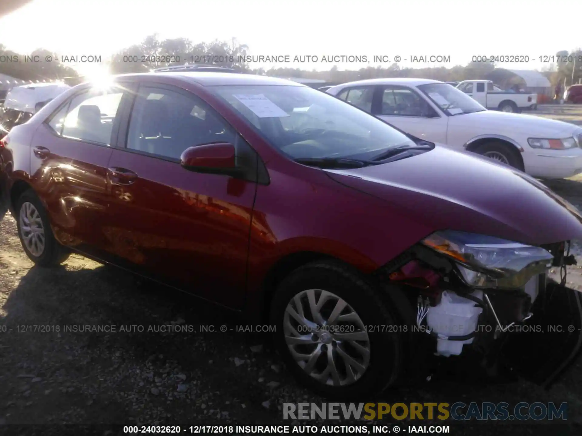 1 Photograph of a damaged car 2T1BURHE7KC156918 TOYOTA COROLLA 2019