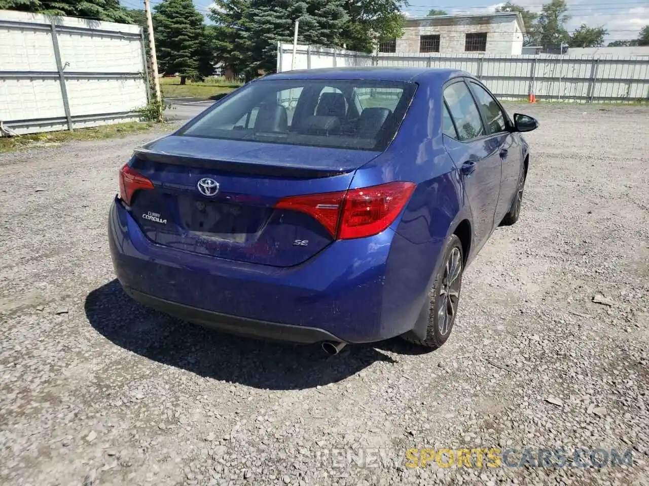 4 Photograph of a damaged car 2T1BURHE7KC157244 TOYOTA COROLLA 2019