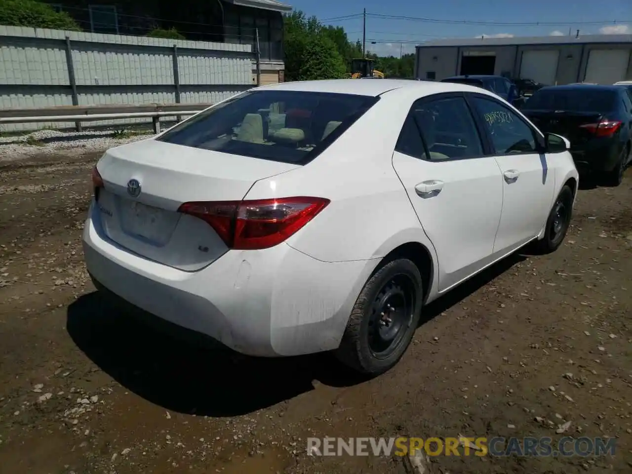 4 Photograph of a damaged car 2T1BURHE7KC158135 TOYOTA COROLLA 2019