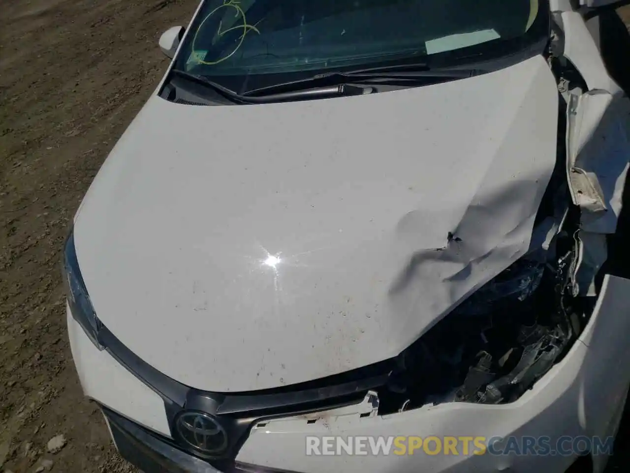 7 Photograph of a damaged car 2T1BURHE7KC158135 TOYOTA COROLLA 2019