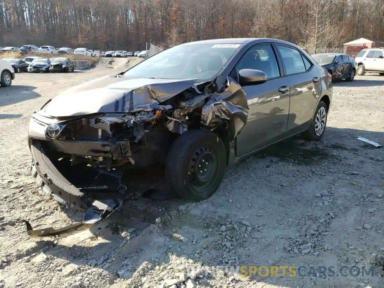 2 Photograph of a damaged car 2T1BURHE7KC158782 TOYOTA COROLLA 2019