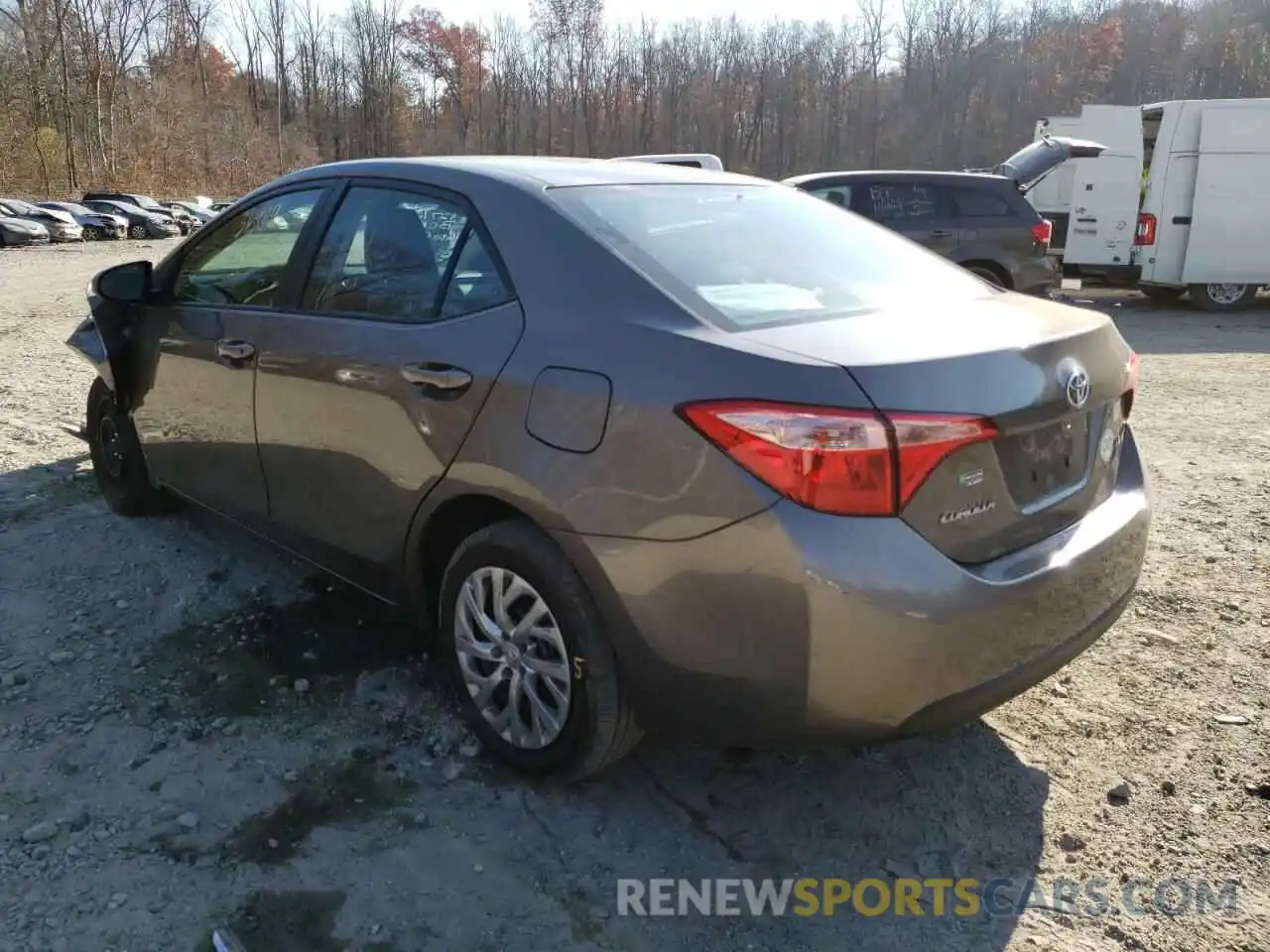 3 Photograph of a damaged car 2T1BURHE7KC158782 TOYOTA COROLLA 2019