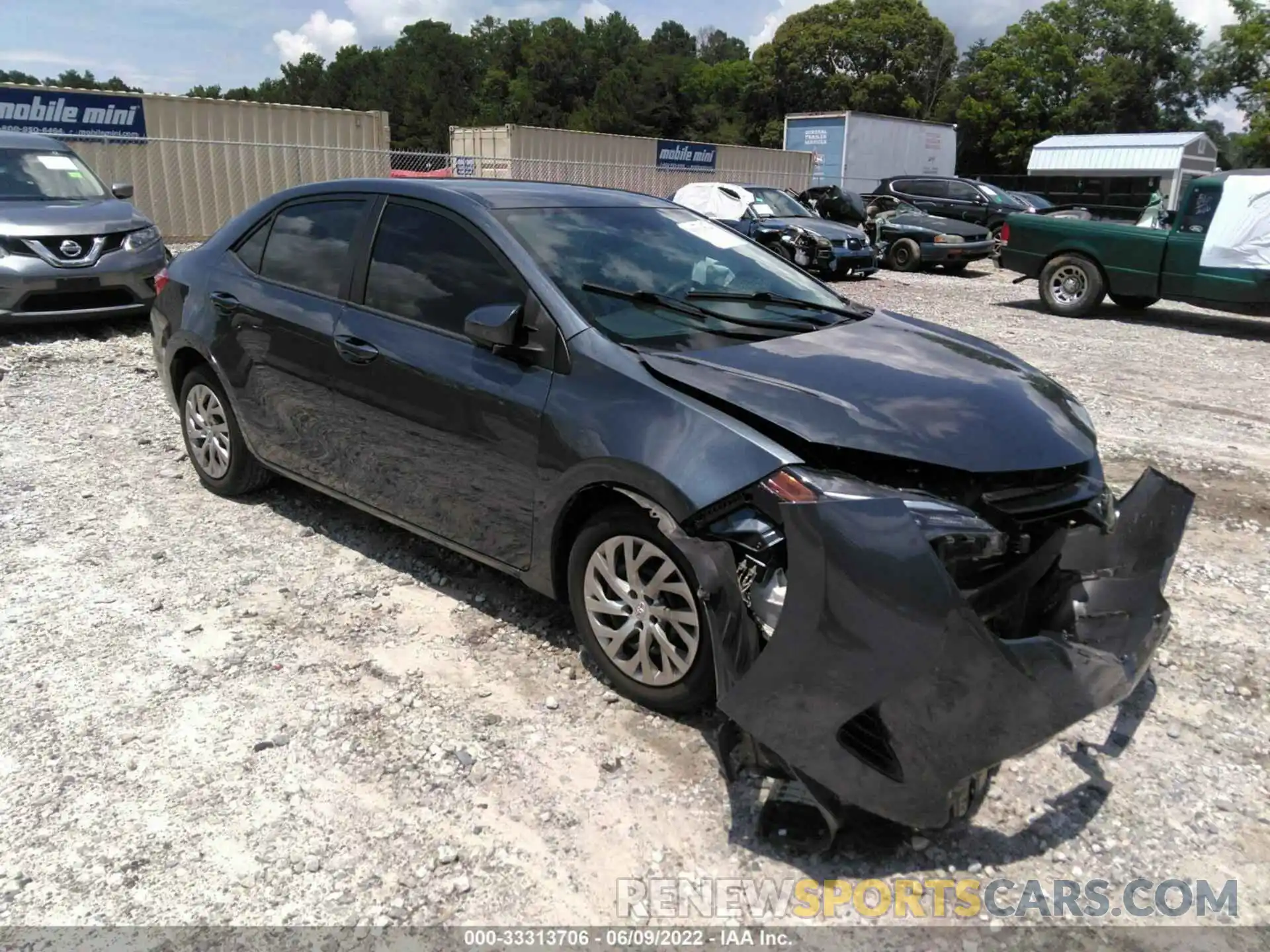 1 Photograph of a damaged car 2T1BURHE7KC159172 TOYOTA COROLLA 2019