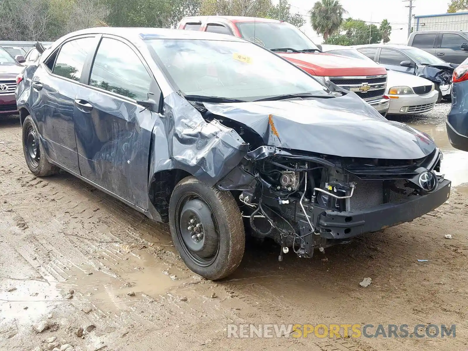 1 Photograph of a damaged car 2T1BURHE7KC159317 TOYOTA COROLLA 2019