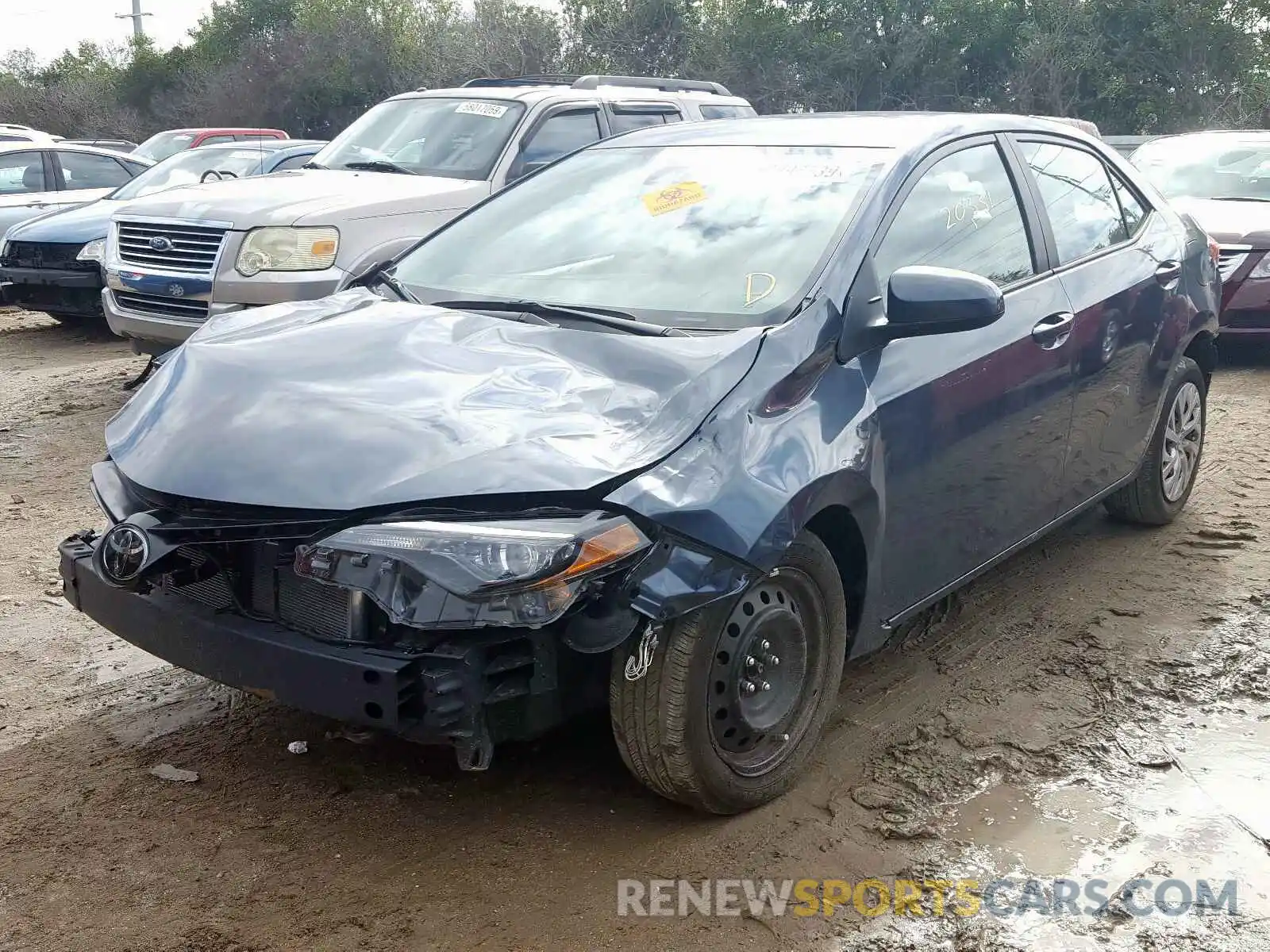 2 Photograph of a damaged car 2T1BURHE7KC159317 TOYOTA COROLLA 2019