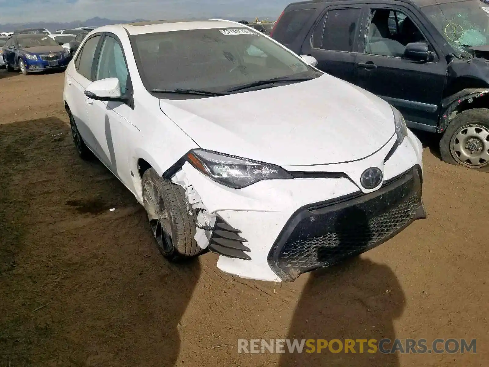 1 Photograph of a damaged car 2T1BURHE7KC159415 TOYOTA COROLLA 2019