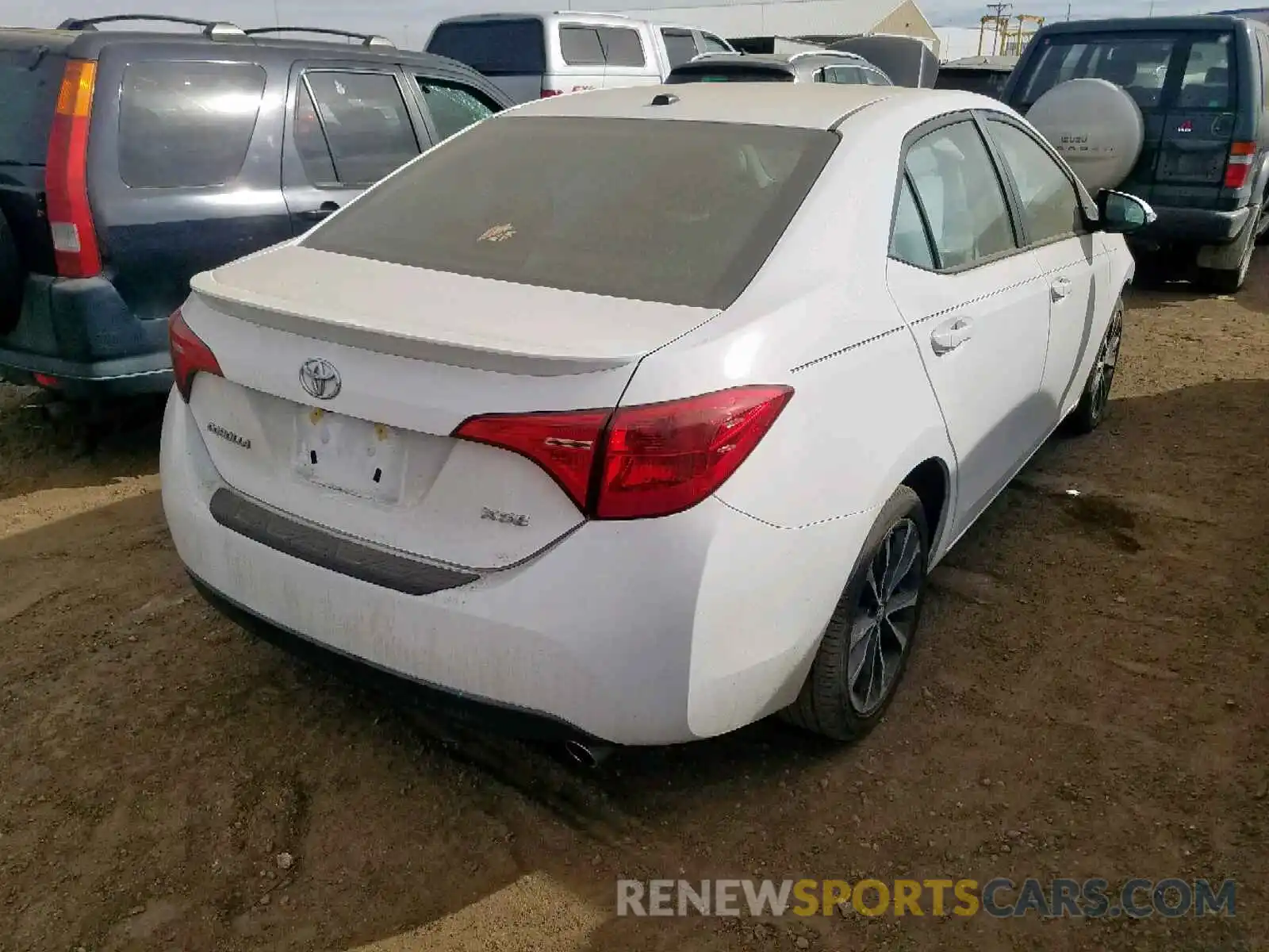 4 Photograph of a damaged car 2T1BURHE7KC159415 TOYOTA COROLLA 2019