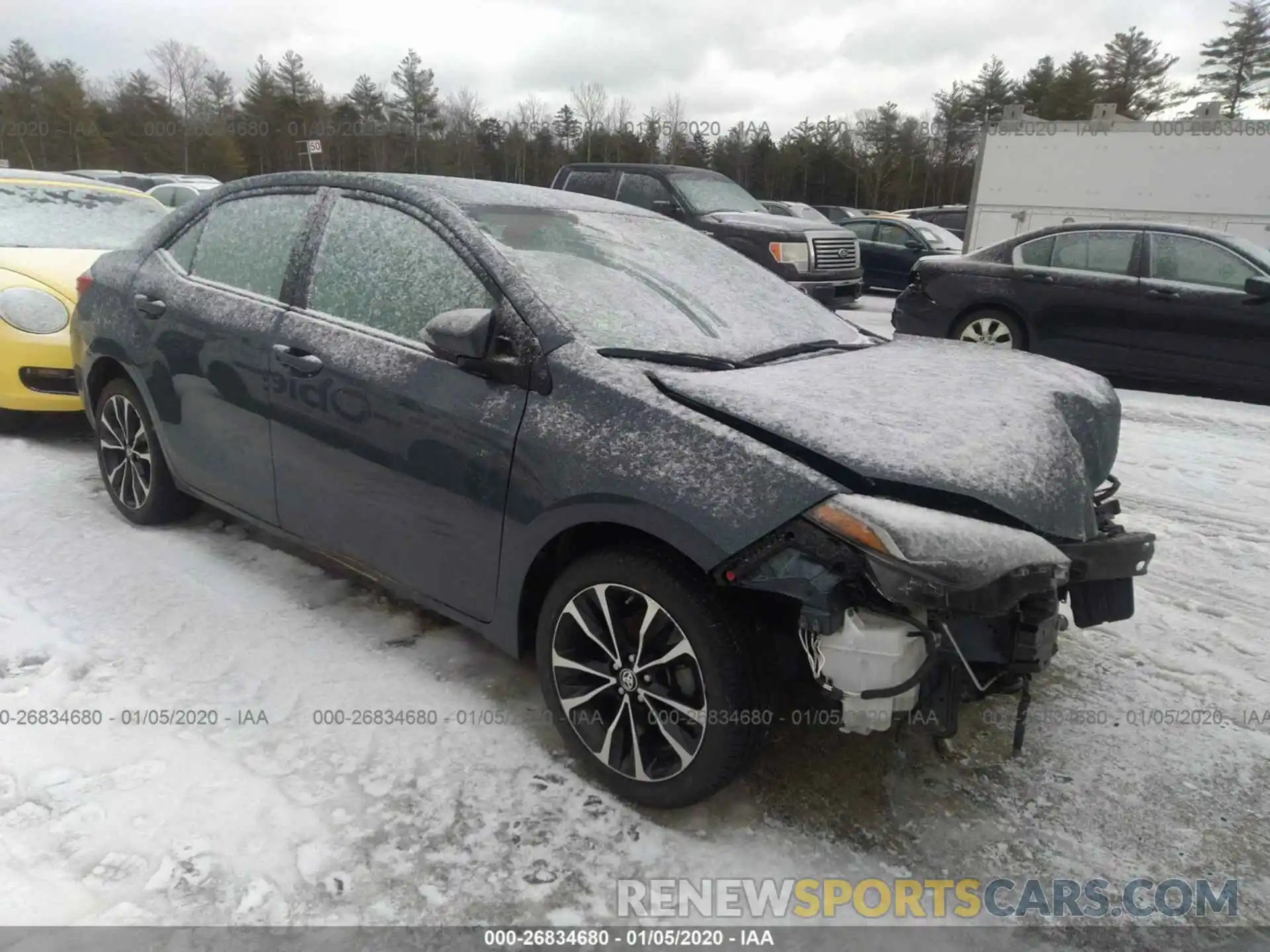 1 Photograph of a damaged car 2T1BURHE7KC159592 TOYOTA COROLLA 2019