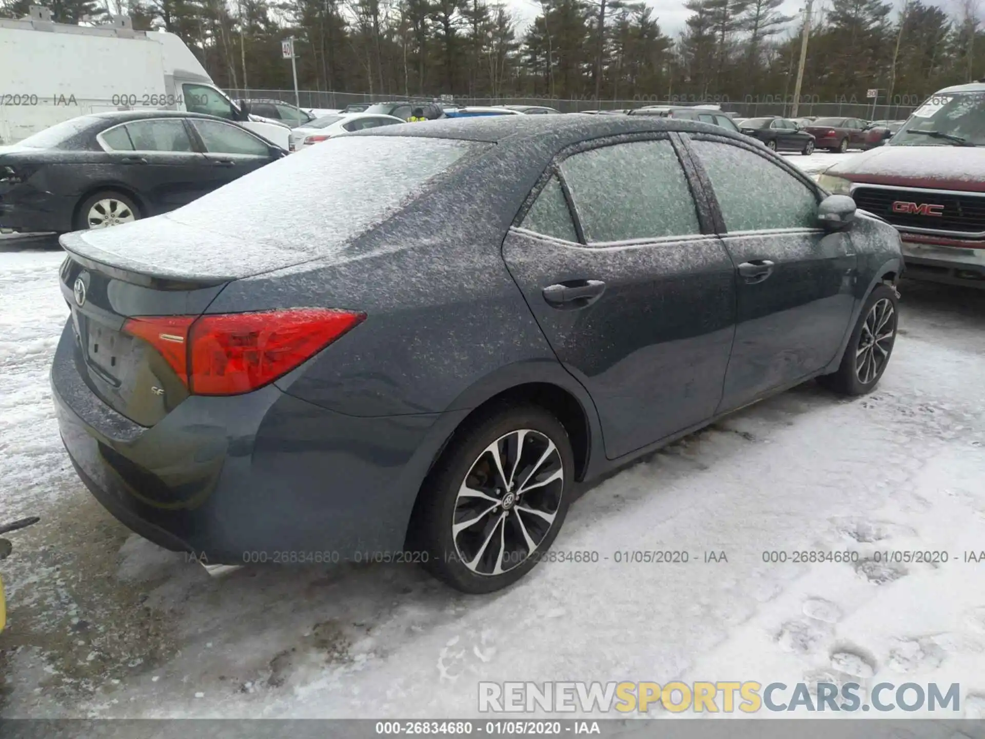 4 Photograph of a damaged car 2T1BURHE7KC159592 TOYOTA COROLLA 2019