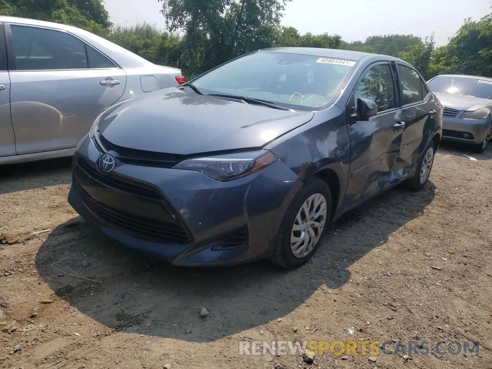 2 Photograph of a damaged car 2T1BURHE7KC159625 TOYOTA COROLLA 2019