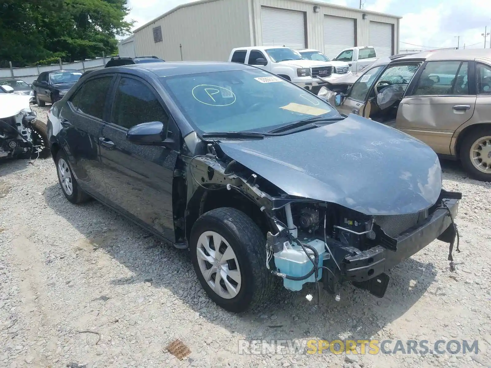 1 Photograph of a damaged car 2T1BURHE7KC159771 TOYOTA COROLLA 2019