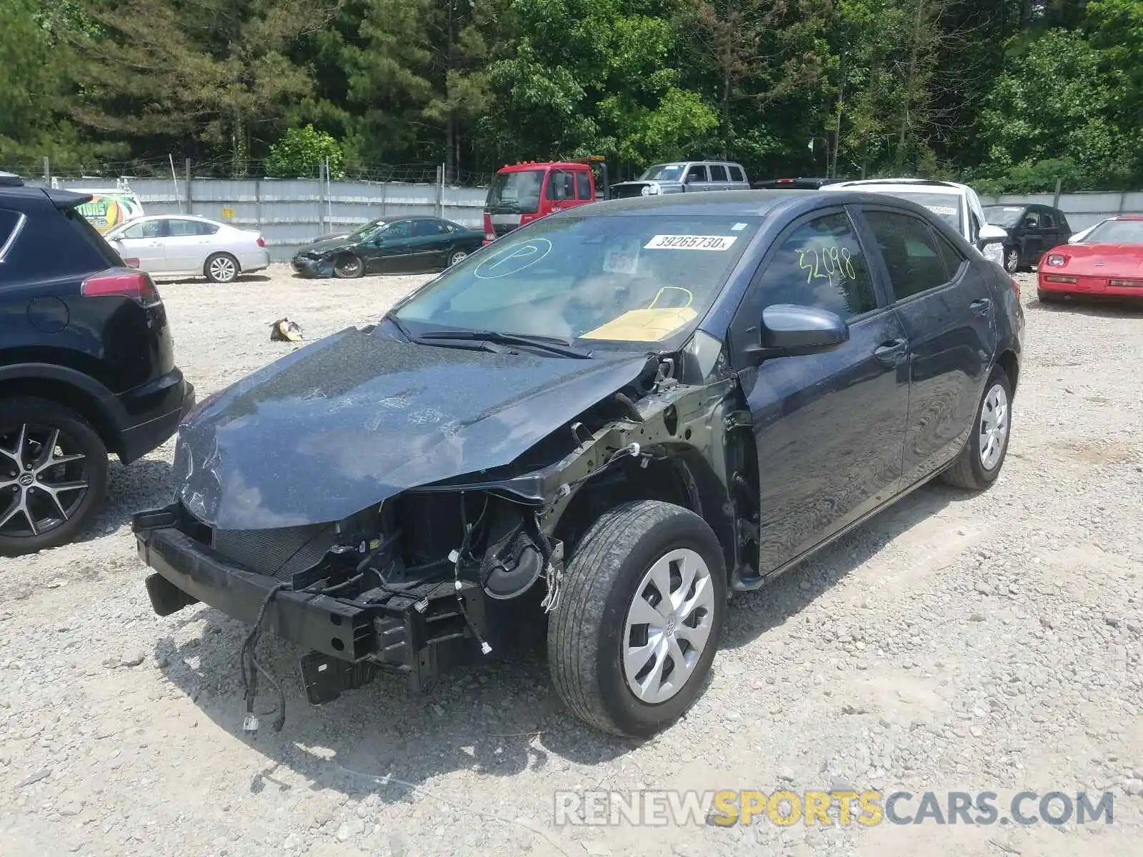 2 Photograph of a damaged car 2T1BURHE7KC159771 TOYOTA COROLLA 2019