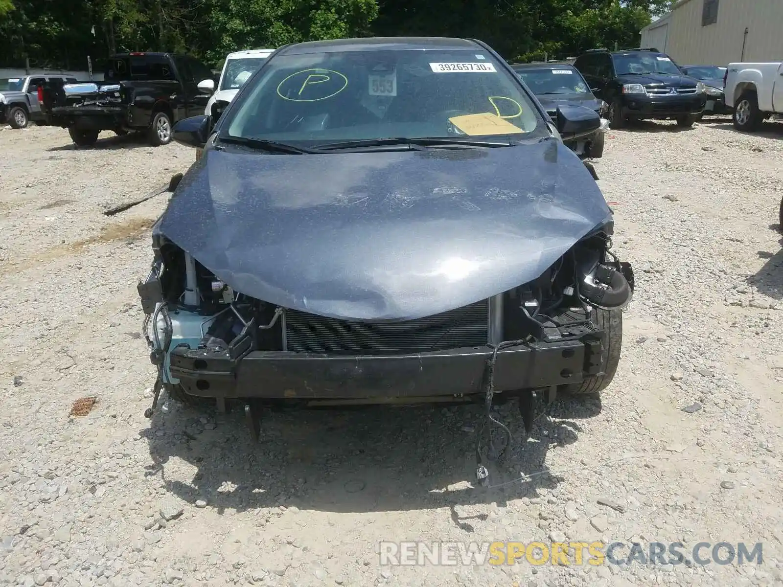 9 Photograph of a damaged car 2T1BURHE7KC159771 TOYOTA COROLLA 2019