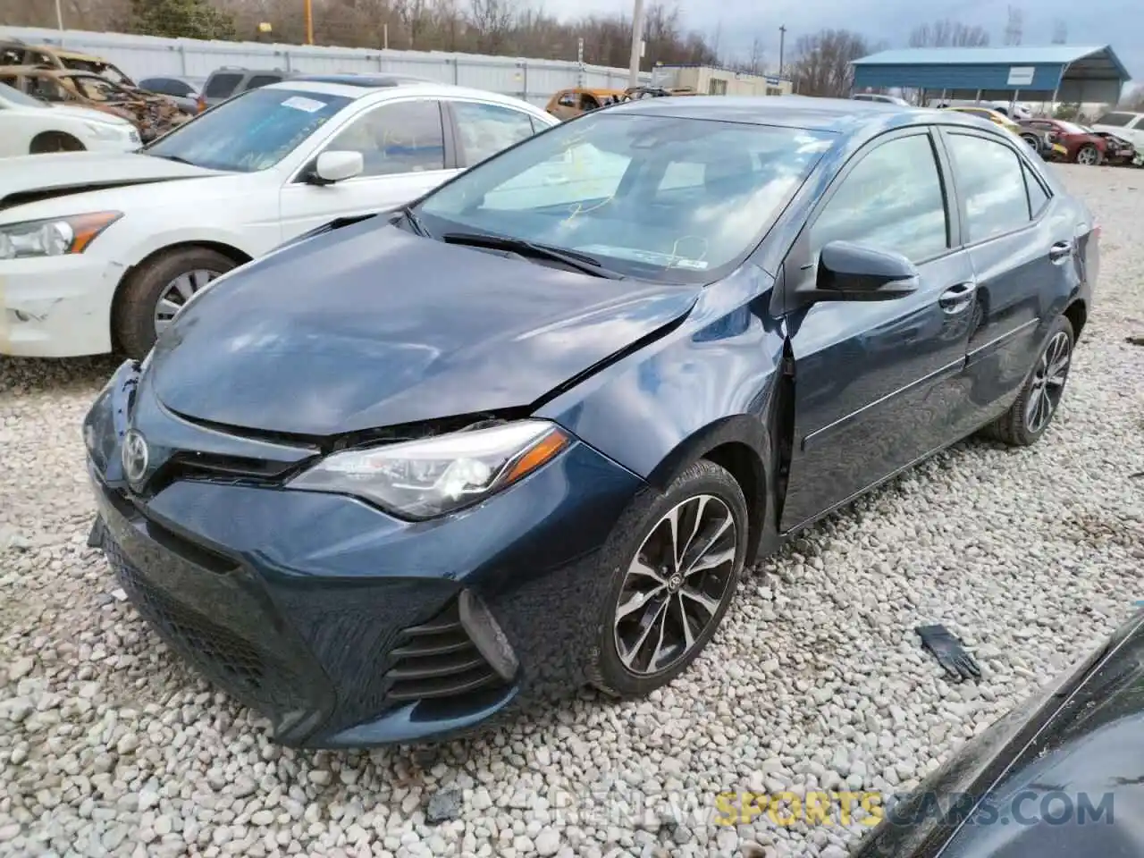 2 Photograph of a damaged car 2T1BURHE7KC159804 TOYOTA COROLLA 2019