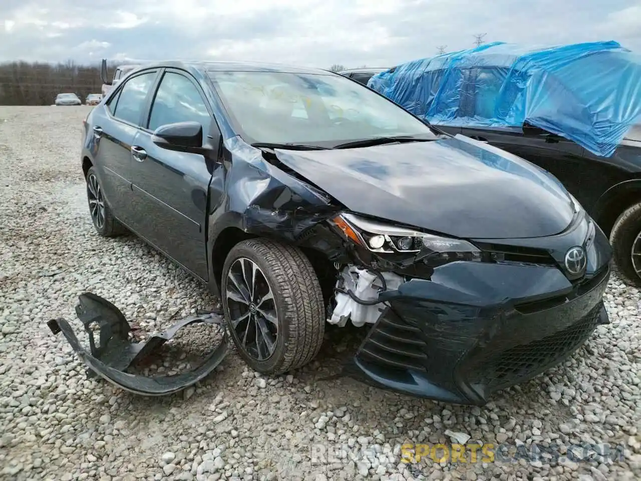 9 Photograph of a damaged car 2T1BURHE7KC159804 TOYOTA COROLLA 2019